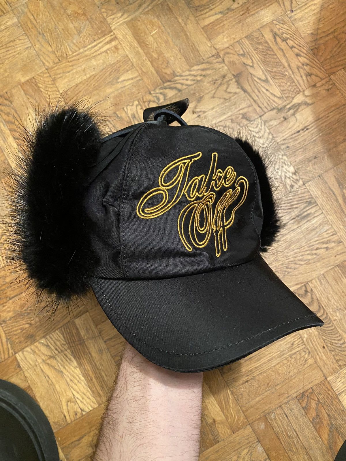 Dsquared2 Dsquared2 Fall 2004 AW04 Fuckin Freezing Fur Trapper Hat