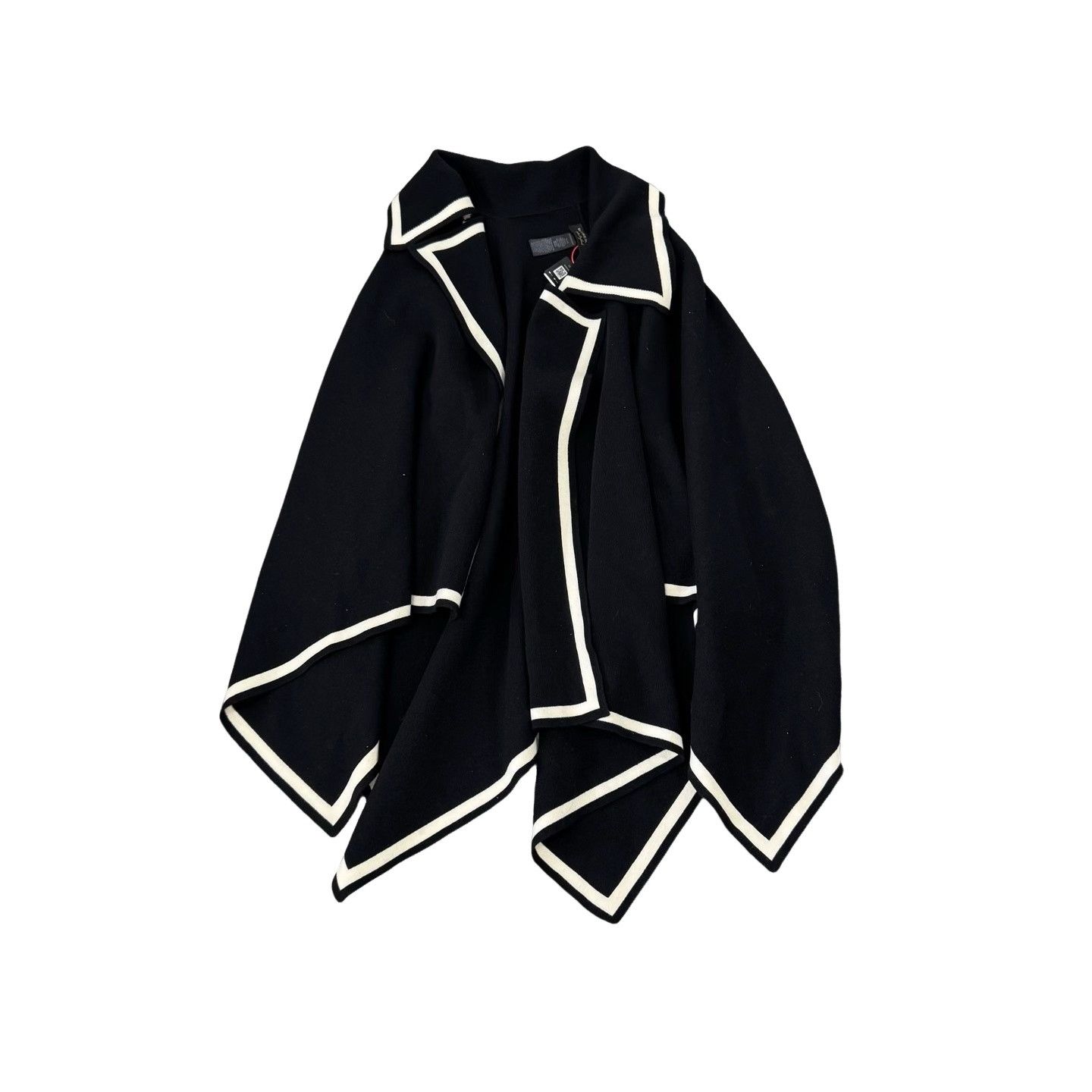 Burberry Burberry Contrast Trim Wool Cashmere Cape ONE SIZE Size US M / EU 48-50 / 2 - 1 Thumbnail