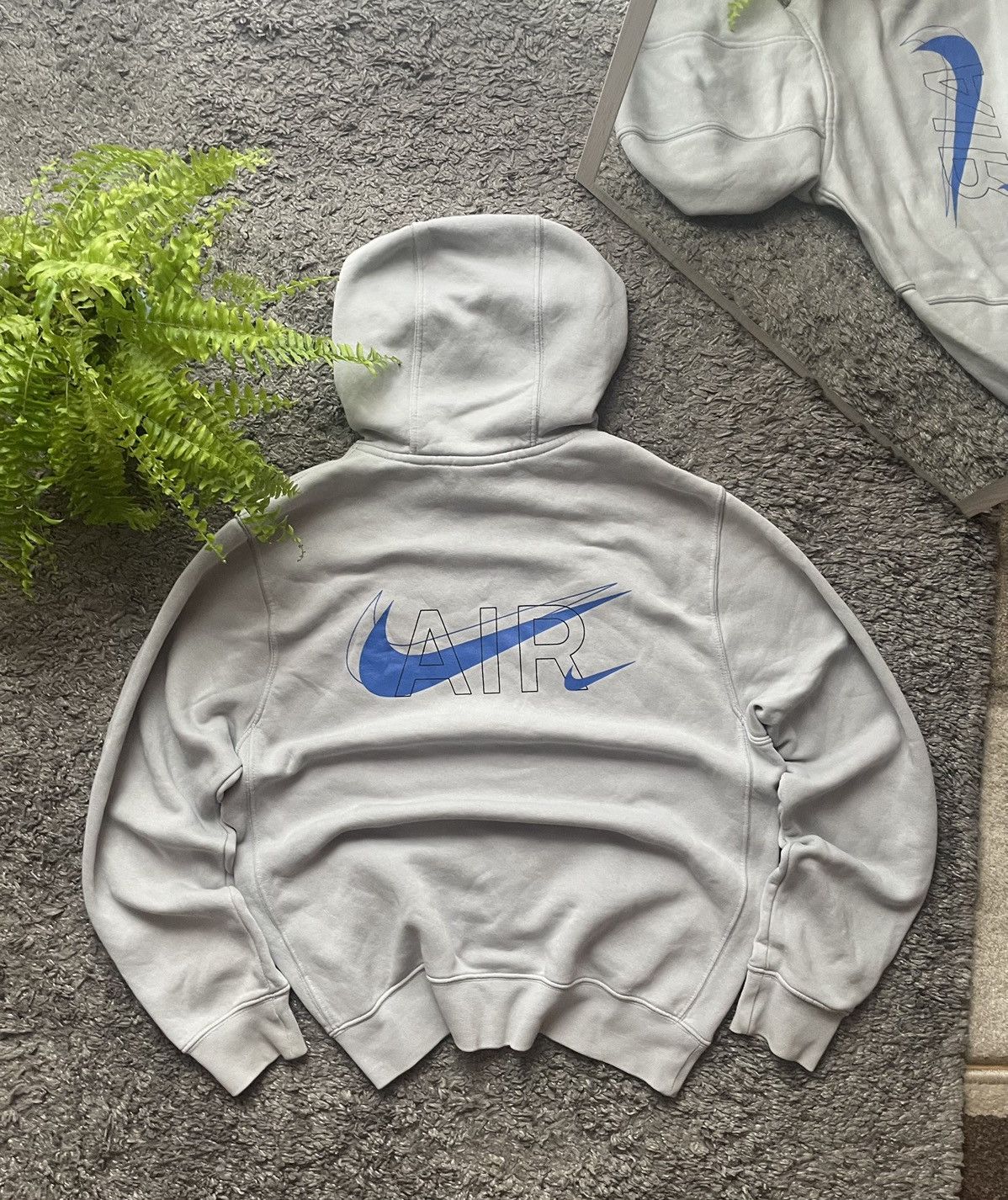 Nike × Vintage Nike Hoodie Streetwear Vintage Big Logo Swoosh Size US S / EU 44-46 / 1 - 1 Thumbnail