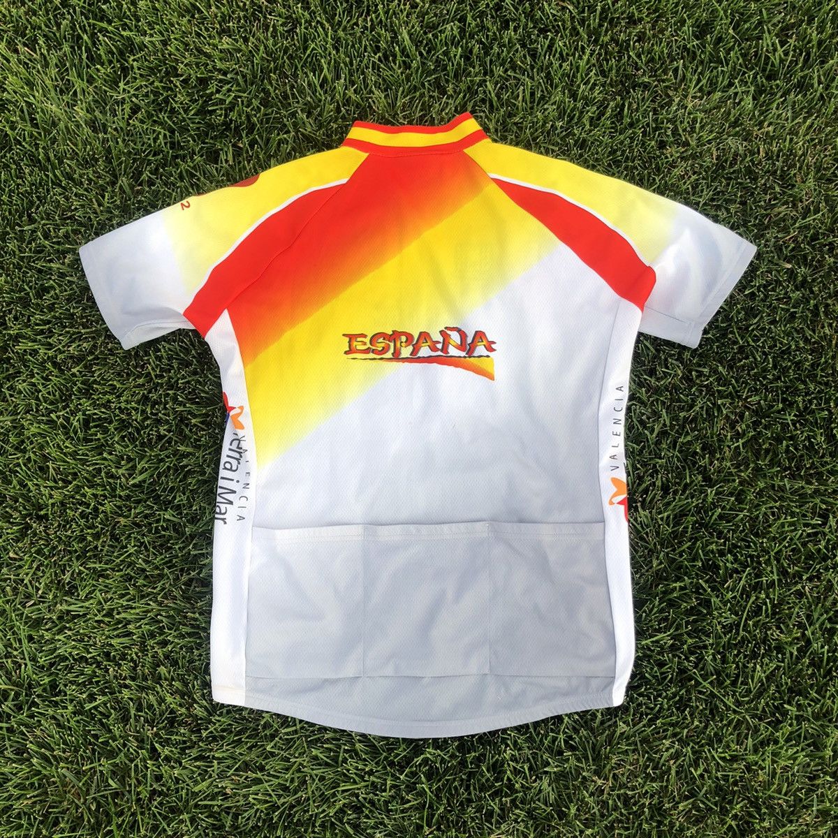 Vintage Spain Valencia Santini Radtrikot Bike Rad Cycling jersey Size US XXL / EU 58 / 5 - 5 Thumbnail