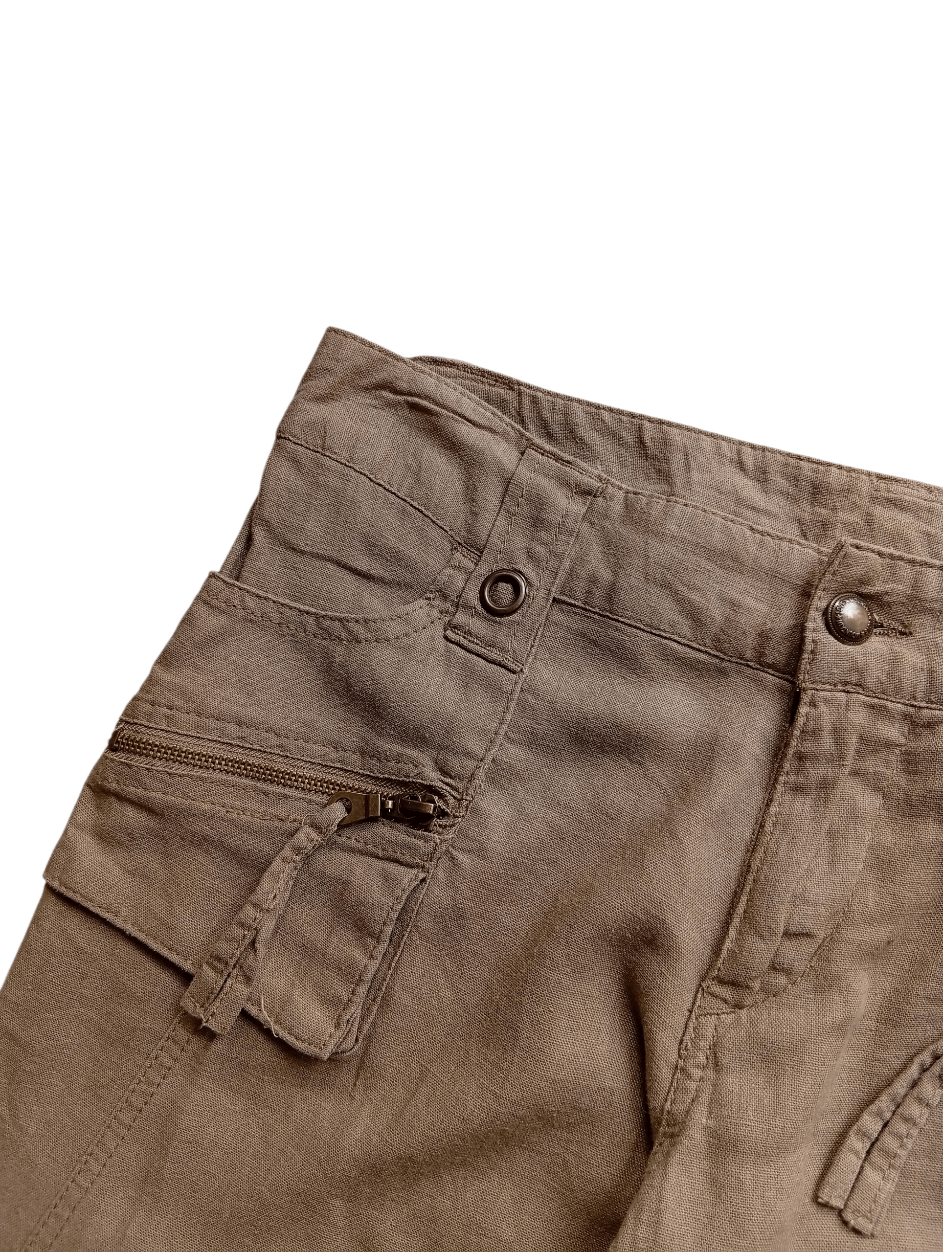 Japanese Brand MUGLA linen flare pants Size US 29 - 4 Thumbnail