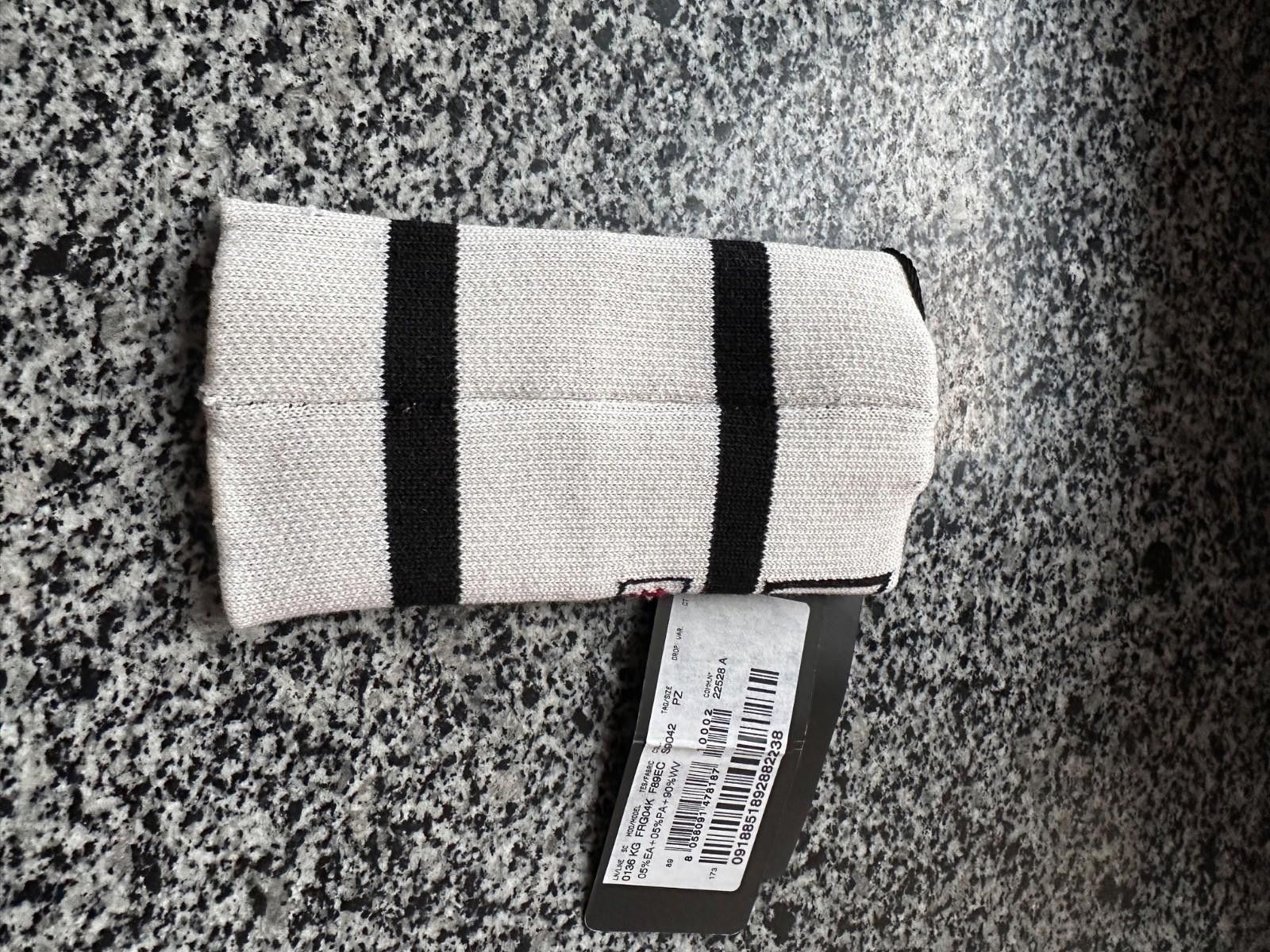 Dolce & Gabbana DOLCE & GABBANA Wristband Wrap Multicolor Wool Knit D&G Love Size ONE SIZE - 5 Thumbnail