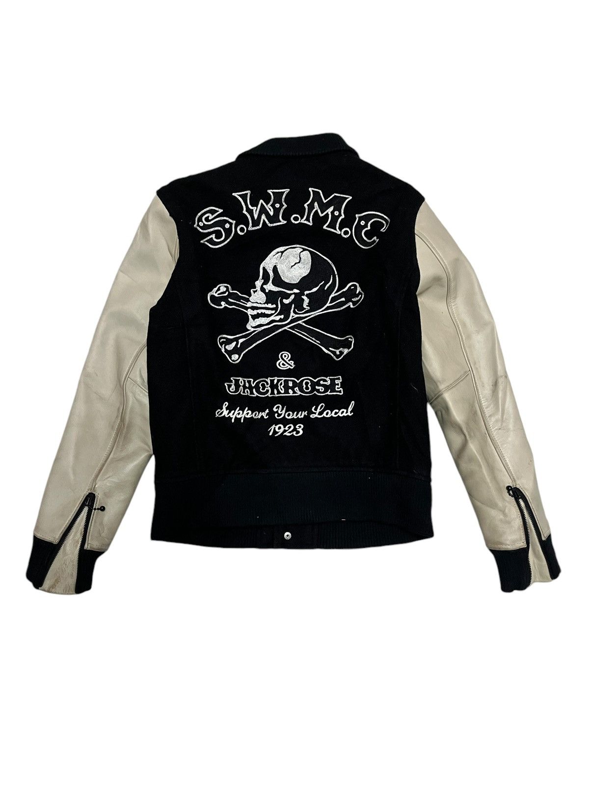 JACKROSE スタジャン SKULL WORKS HARD WARE JACKROSE 🔥 Skull Works Hard Ware x Jack Rose Varsity Jacket | Grailed