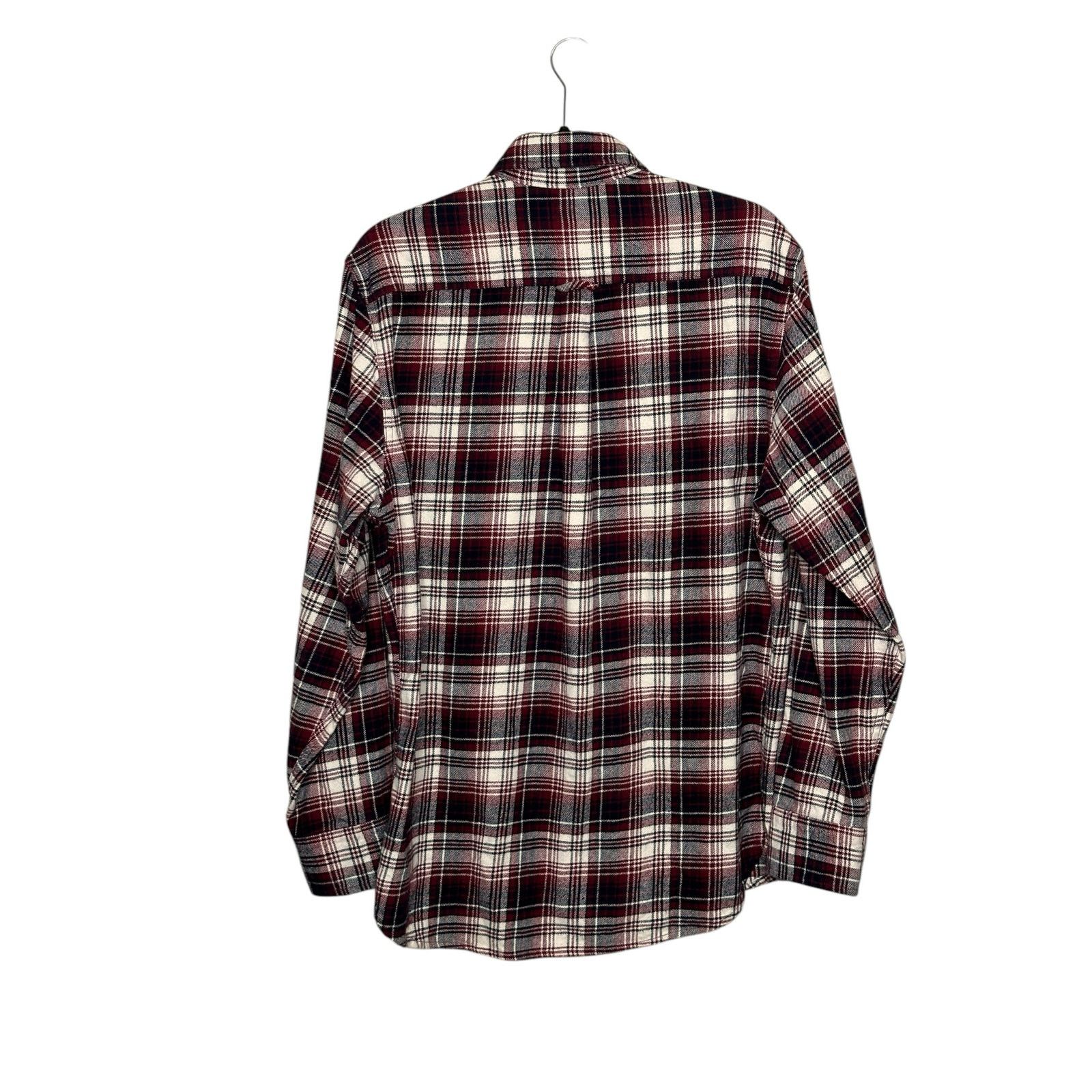 JACHS NY Jachs red plaid long sleeves casual flannel shirt size M Size US M / EU 48-50 / 2 - 2 Thumbnail