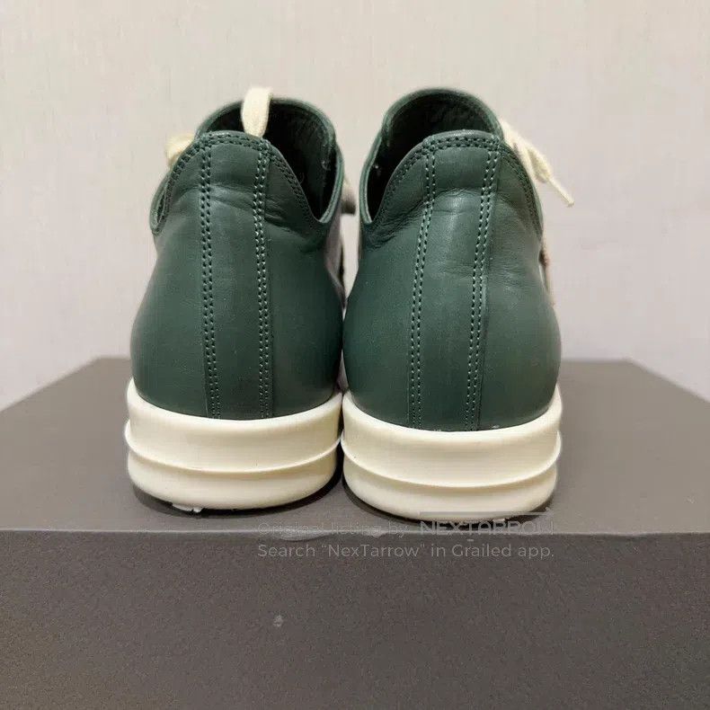 Rick Owens Rick Owens White and green Converse-style shoes Size US 5.5 / IT 35.5 - 3 Thumbnail