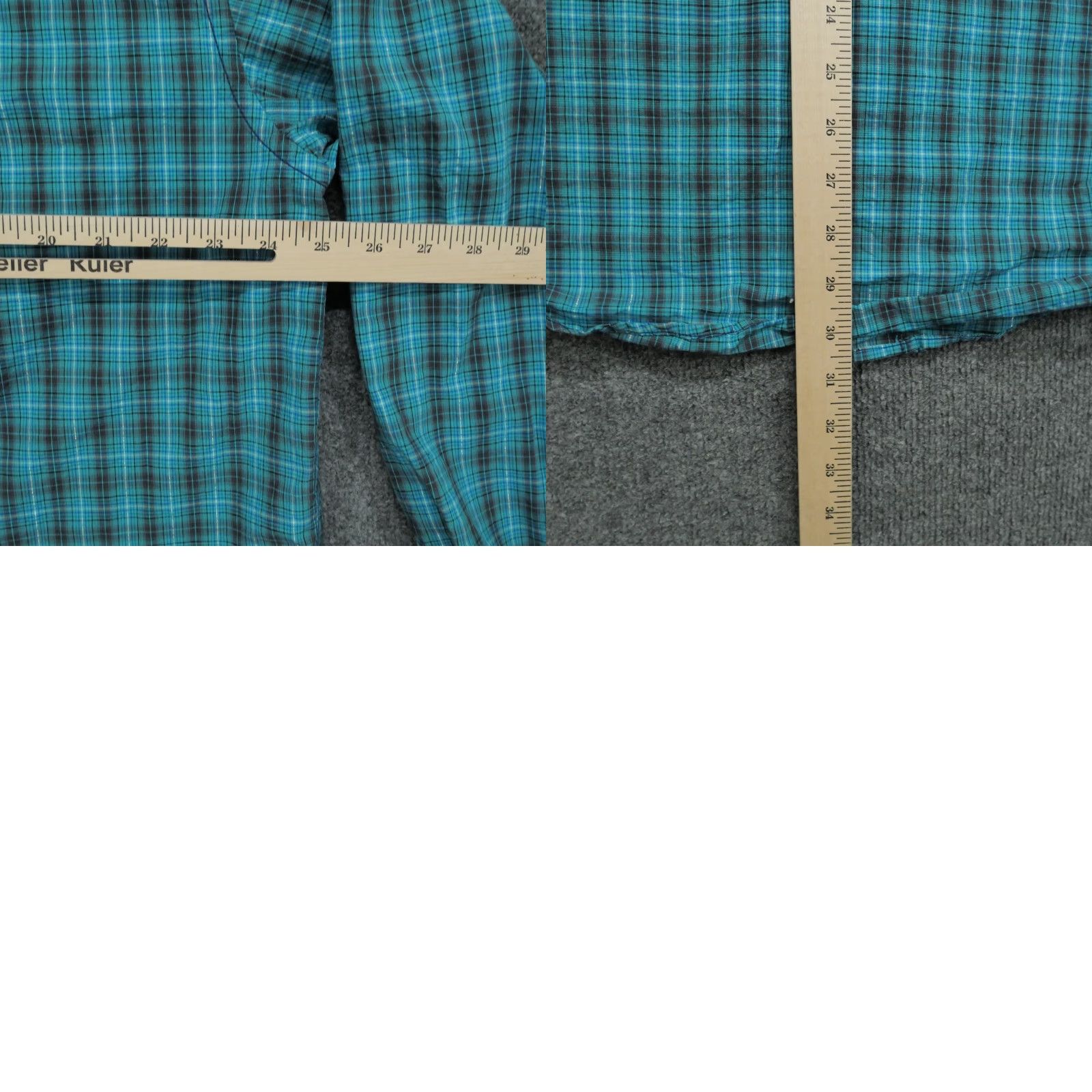 Vintage Panhandle Slim Shirt Mens XL Blue Plaid Pearl Snap Western Country Shirt Size US XL / EU 56 / 4 - 8 Thumbnail