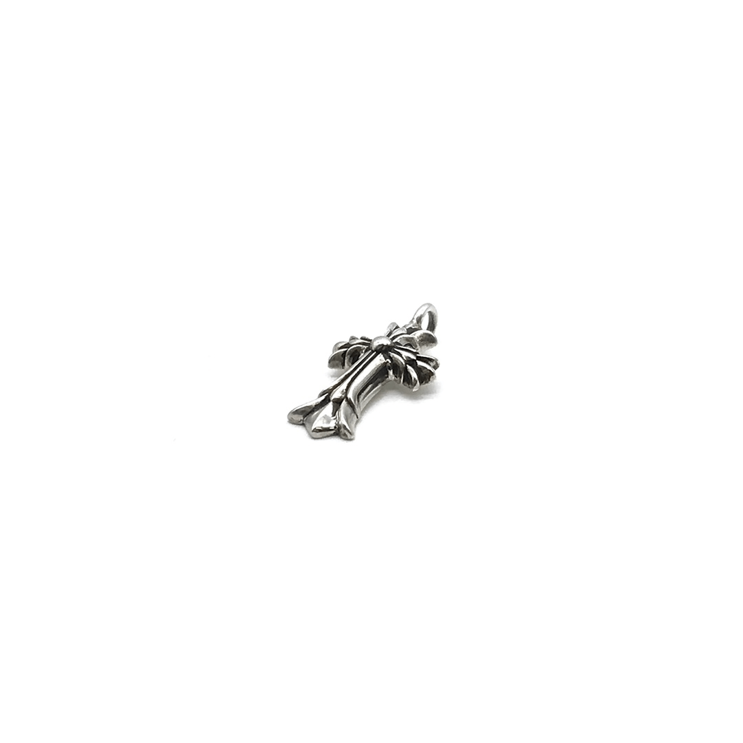 Chrome Hearts Chrome Hearts Silver Double-Layer Cross Charm Pendant Size ONE SIZE - 3 Thumbnail