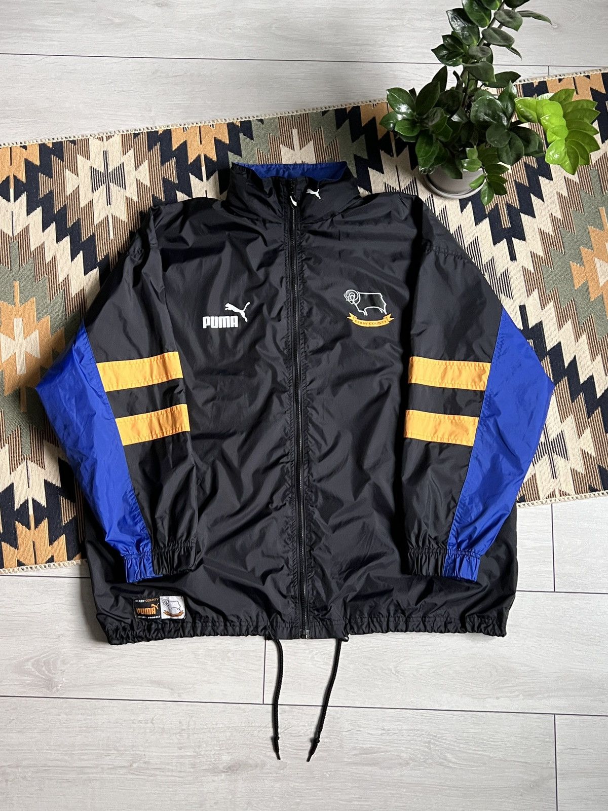 Puma RARE❗️Vintage Puma Derby County 1995-97 Training Jacket Size US XL / EU 56 / 4 - 1 Thumbnail