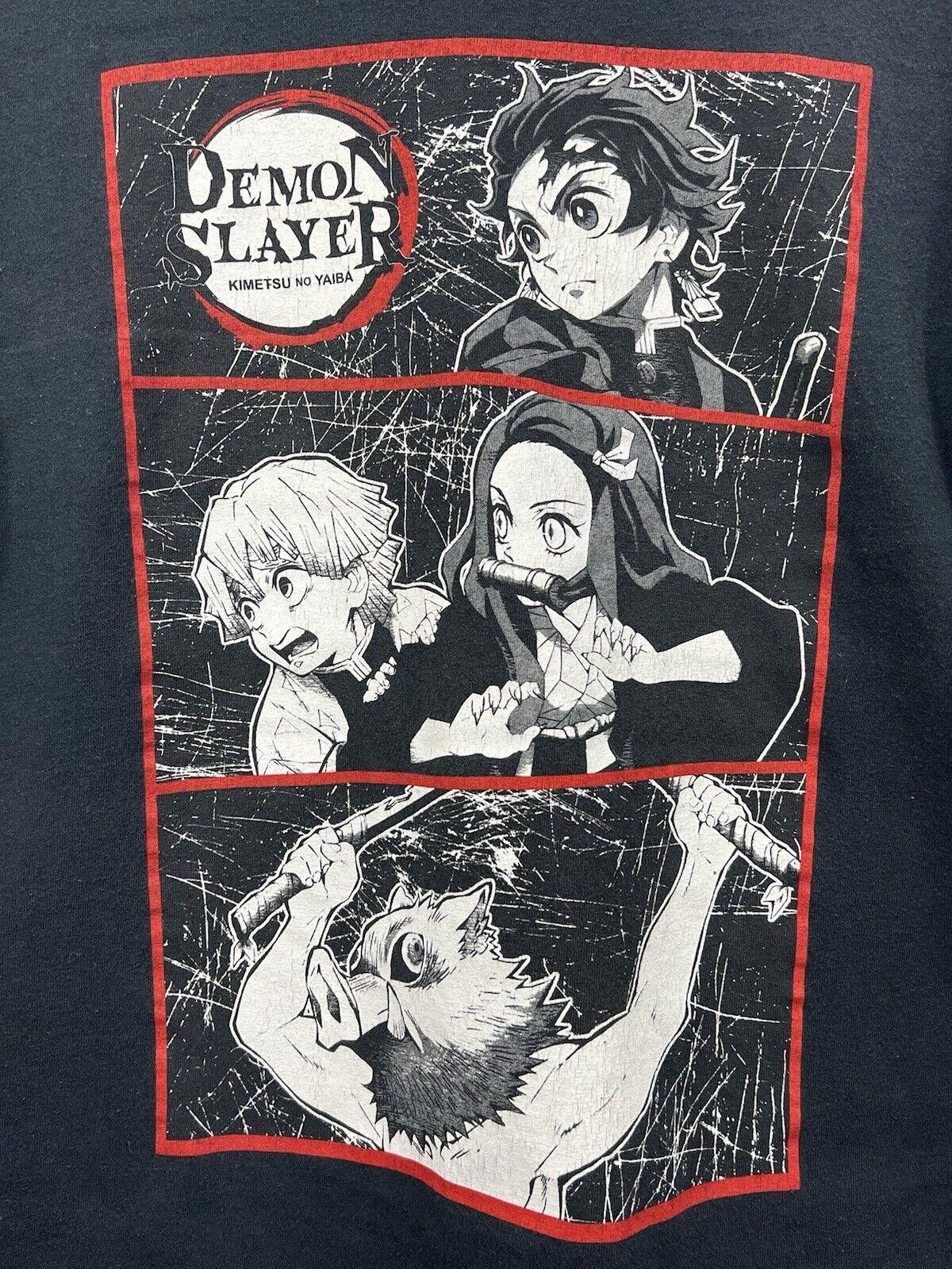 Designer Demon SLayer T Shirt Black Tee (Medium) Size US M / EU 48-50 / 2 - 2 Thumbnail