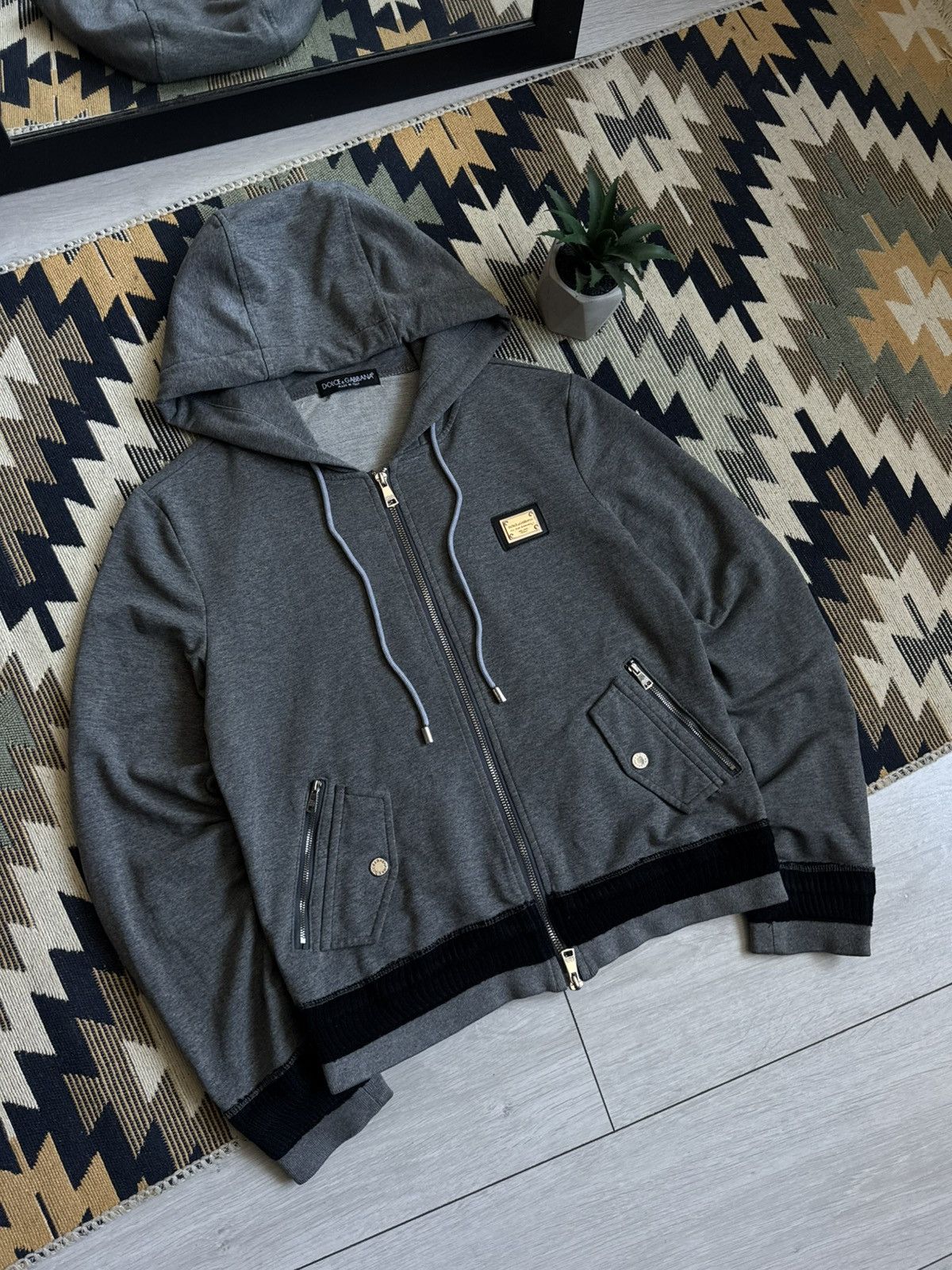 Dolce & Gabbana Vintage Dolce & Gabbana Metal Logo Y2K Women’s Zip-Hoodie Size L / US 10 / IT 46 - 2 Thumbnail