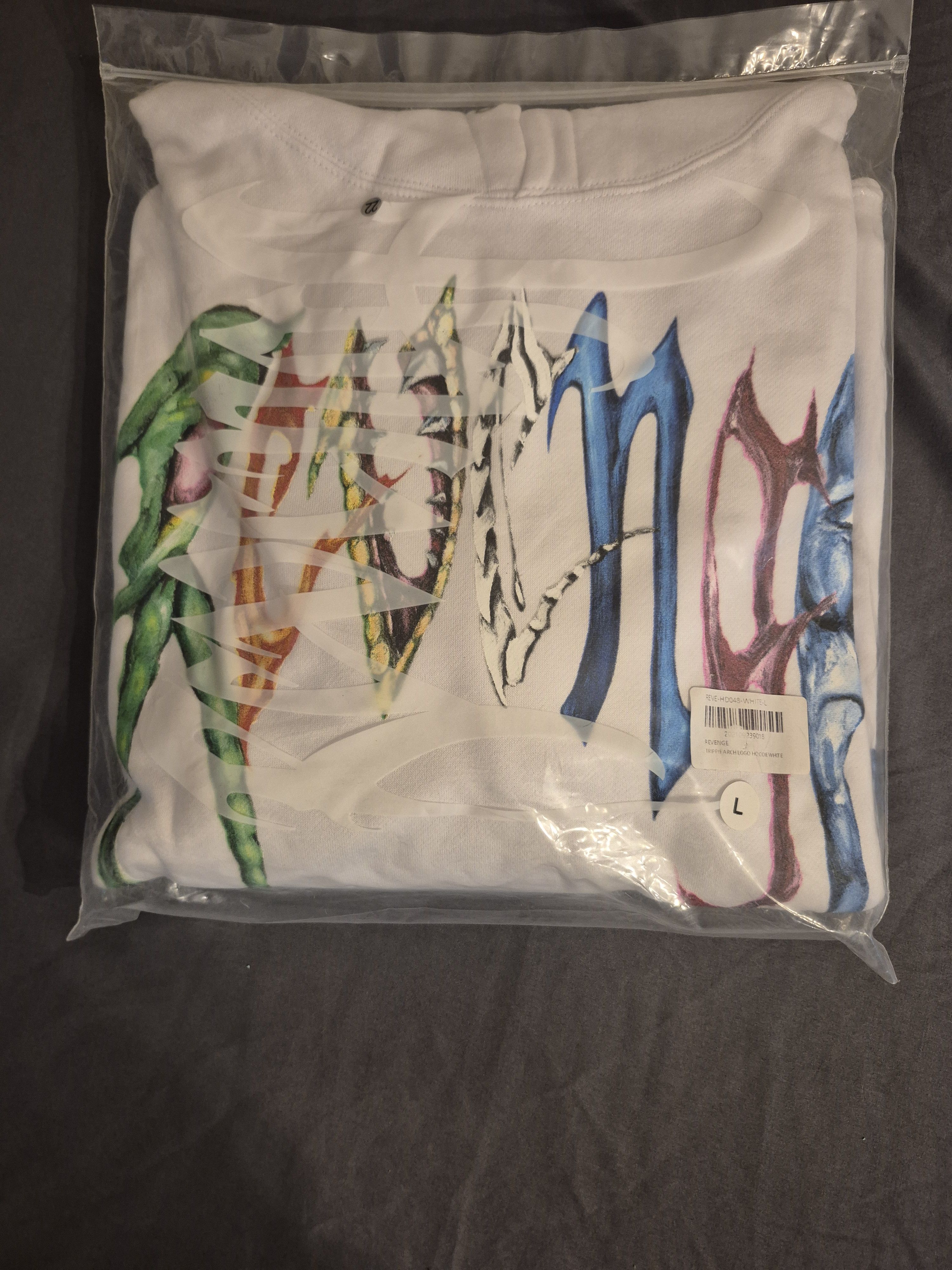 Revenge × Trippie Redd Revenge Trippie Arch Logo Hoodie Size Large Size US L / EU 52-54 / 3 - 6 Thumbnail