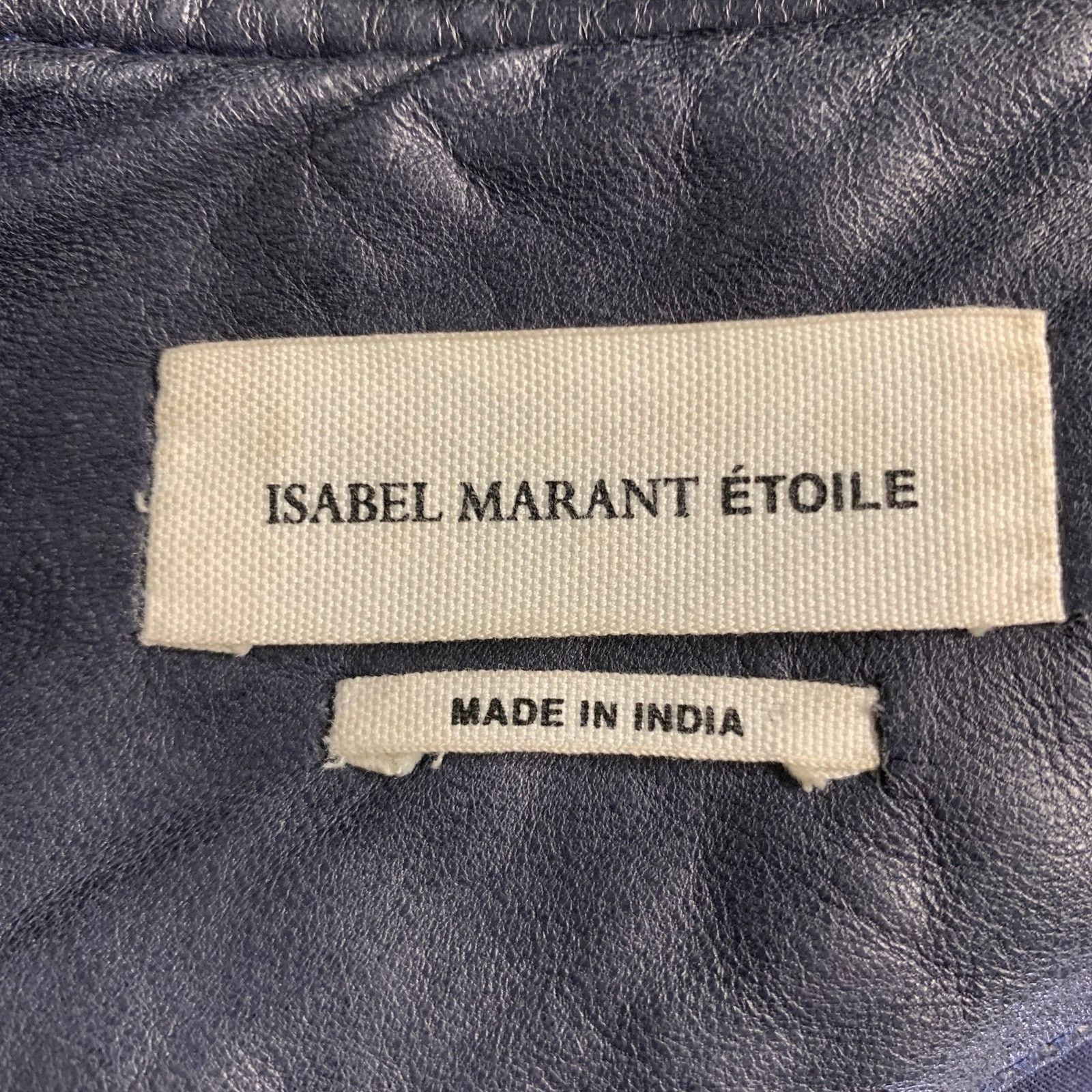 Isabel Marant ISABEL MARANT Size 4 Navy Zip Up Jacket Size S / US 4 / IT 40 - 4 Thumbnail