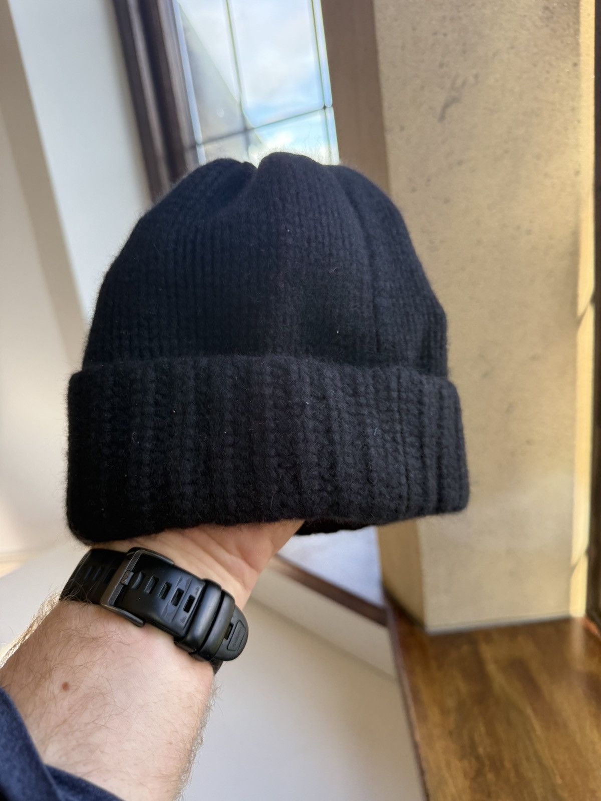 Saint Laurent Paris Saint Laurent cashmere black beanie hat Size ONE SIZE - 5 Thumbnail