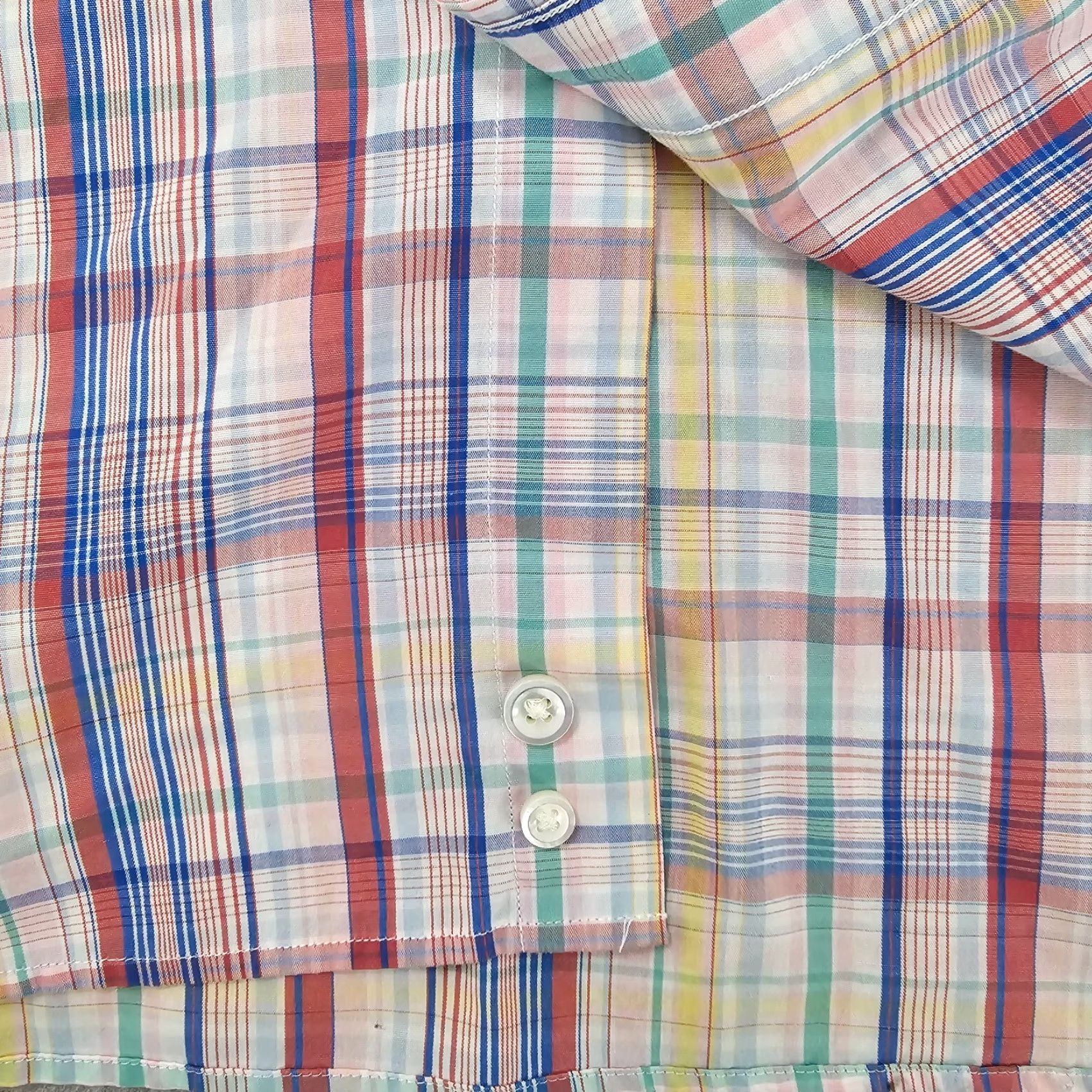 Vineyard Vines Vineyard Vines Shirt Mens Large Red Tartan Plaid Baron Button Up Long Sleeve Size US L / EU 52-54 / 3 - 6 Thumbnail