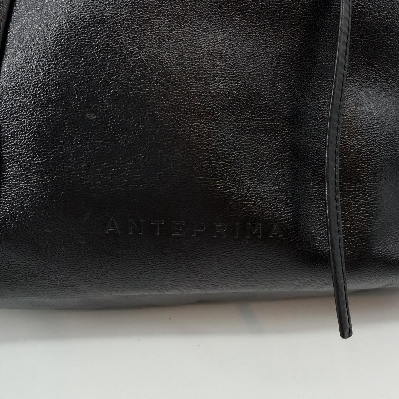 The Unbranded Brand Anteprima Milano Black Leather Tote 8031 Size ONE SIZE - 2 Thumbnail