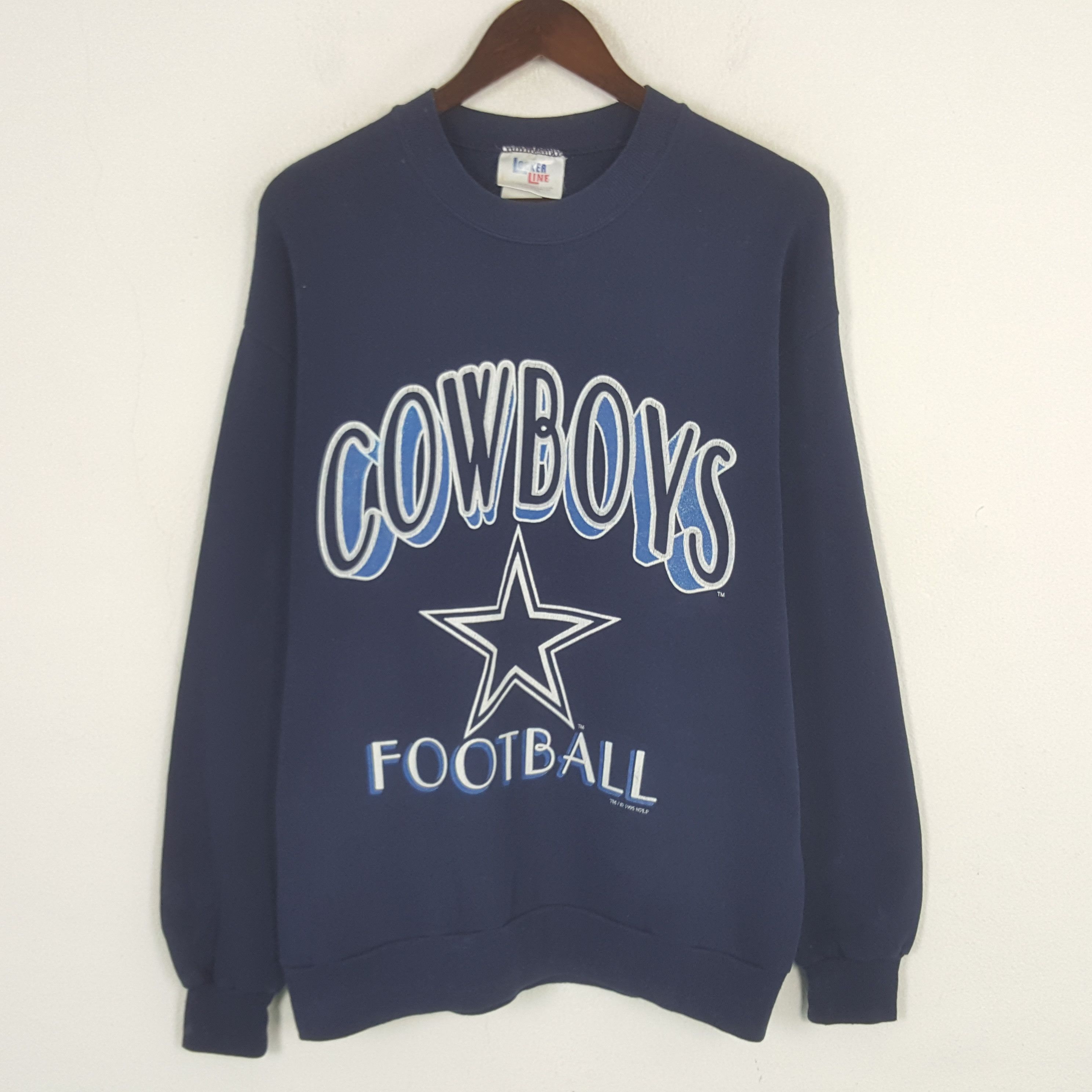 NFL × Vintage Vintage NFL 1995 Cowboy Football Sweatshirt Size US M / EU 48-50 / 2 - 1 Thumbnail