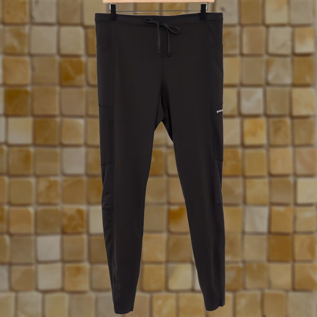 Patagonia Patagonia Women's Peak Mission Tights 30" Inseam Black Sz L Tights / Leggings Athletic Compression Size ONE SIZE - 1 Thumbnail