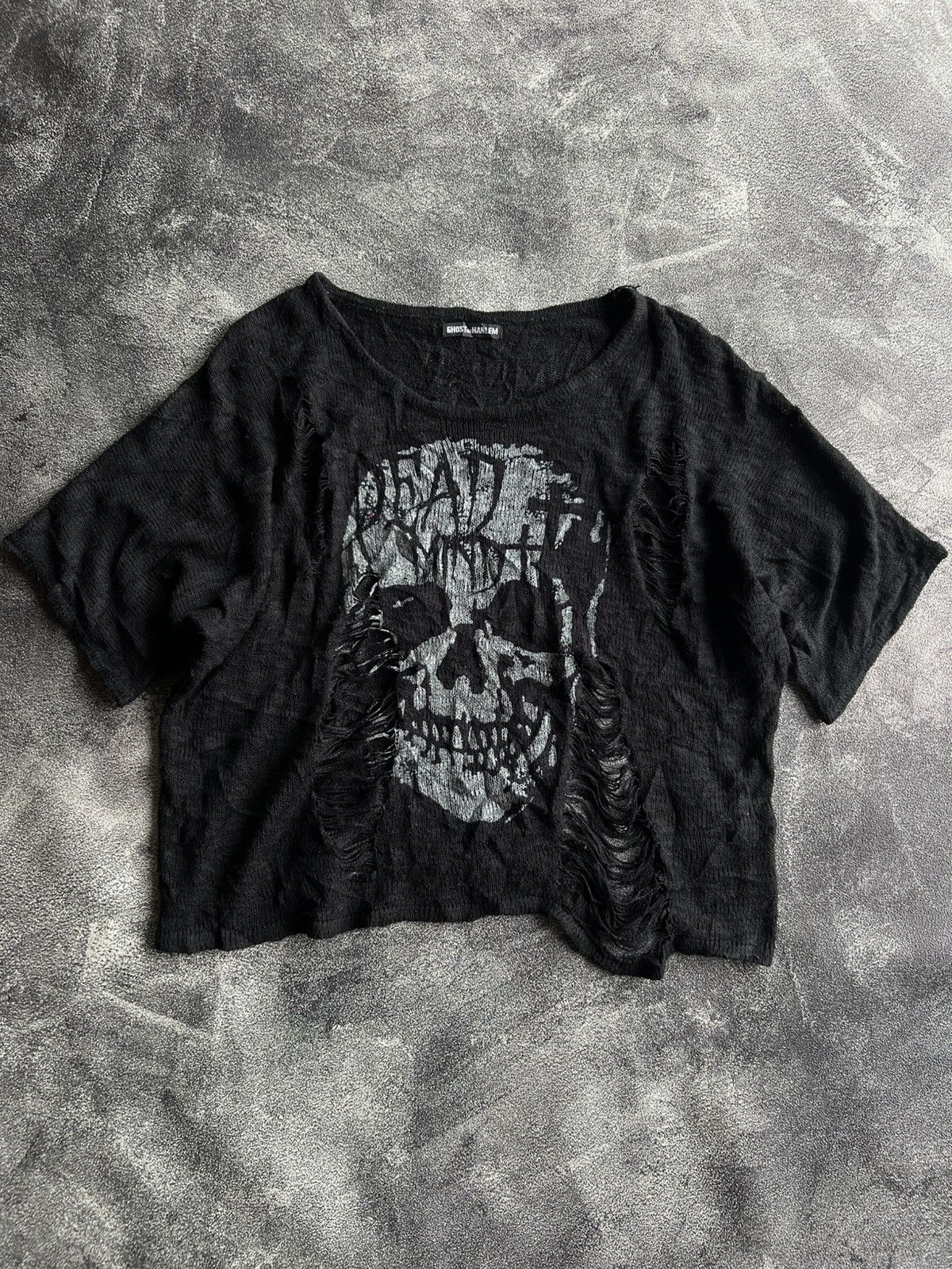 Japanese Brand × Seditionaries Ghost Of Harlem Destroyed Knit Sweater Size US M / EU 48-50 / 2 - 2 Thumbnail