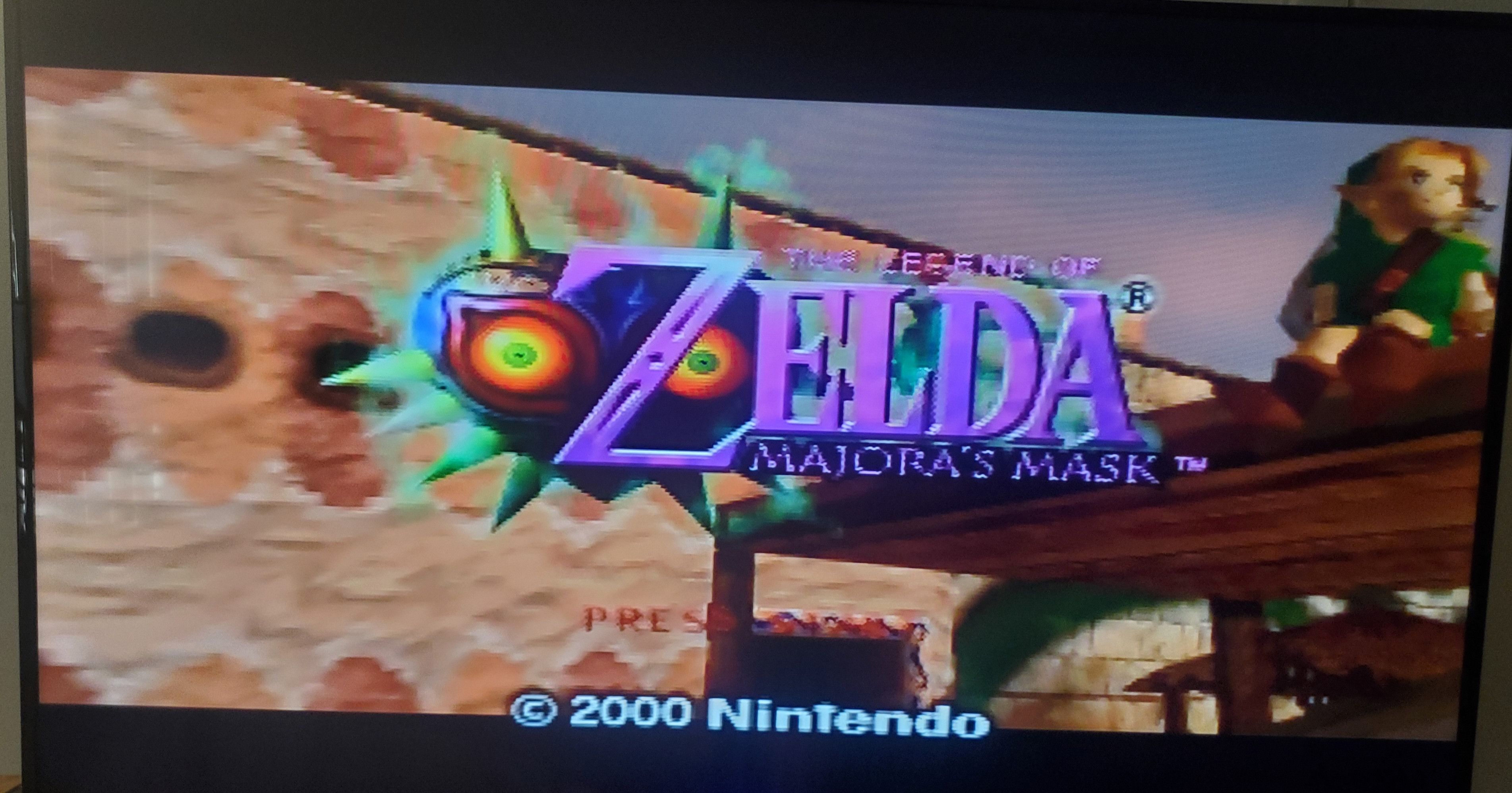 Nintendo Legend of Zelda Majora's Mask N64 Nintendo 64 Video Game Size ONE SIZE - 2 Thumbnail