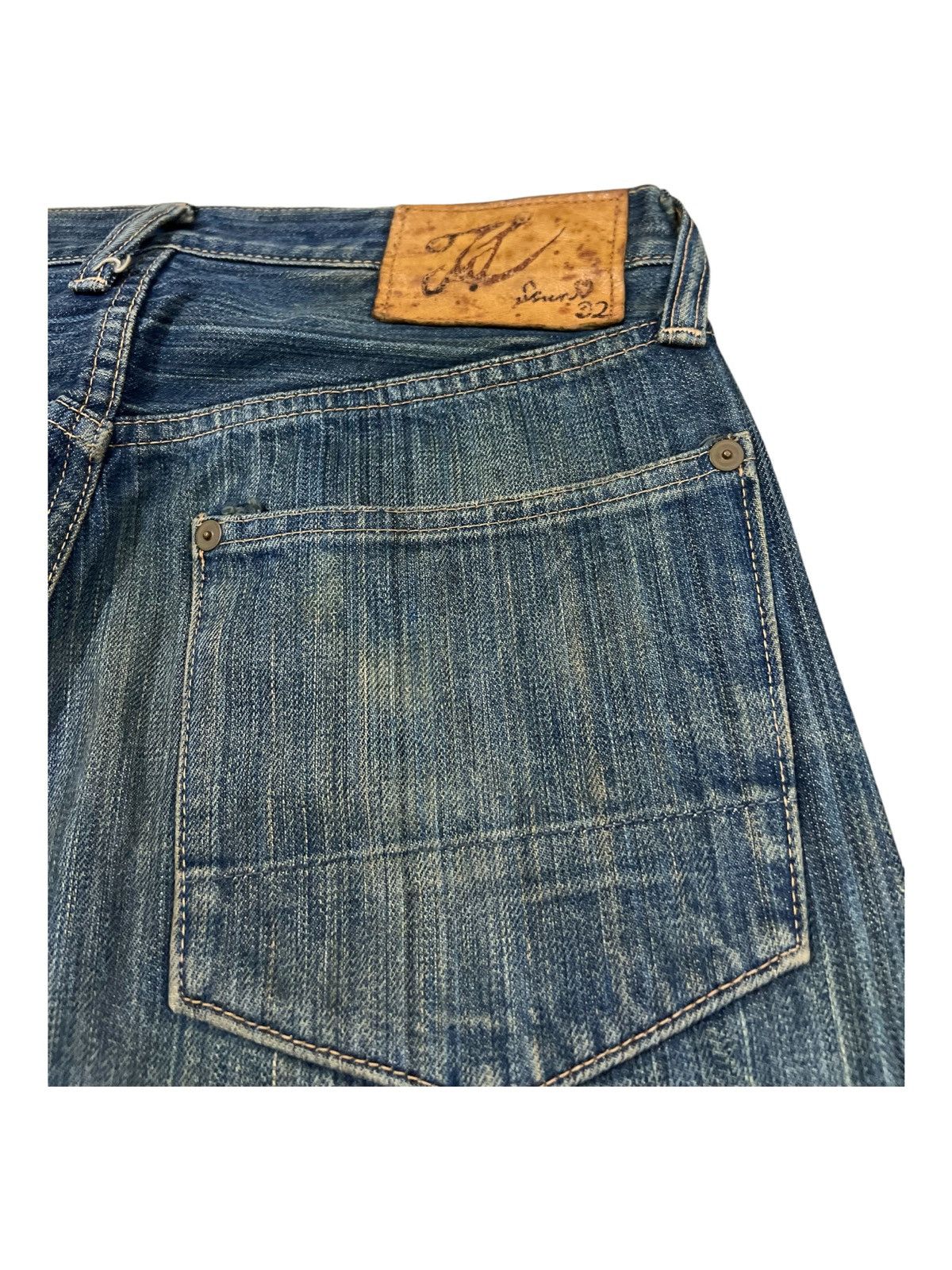 Kapital Archive Kapital Indigo Slubby Denim Selvaged Carpenter Jeans Size US 29 - 6 Thumbnail