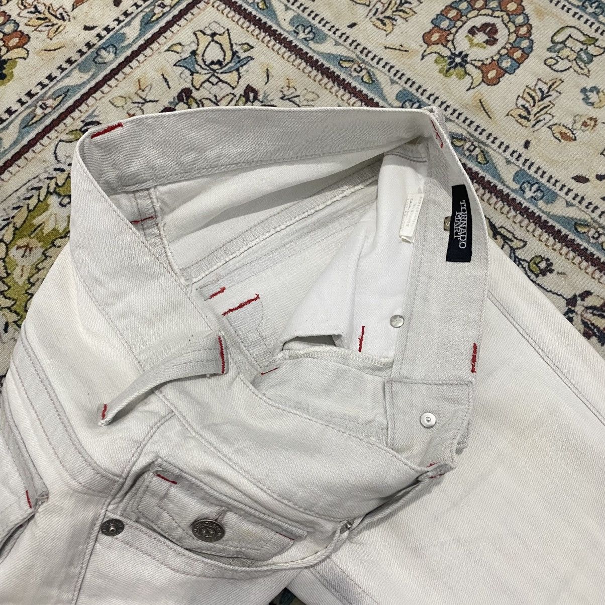 If Six Was Nine × Le Grande Bleu (L.G.B.) × Tornado Mart 2000s-Tornado Mart BootCut Jeans Pants Size US 28 / EU 44 - 8 Thumbnail