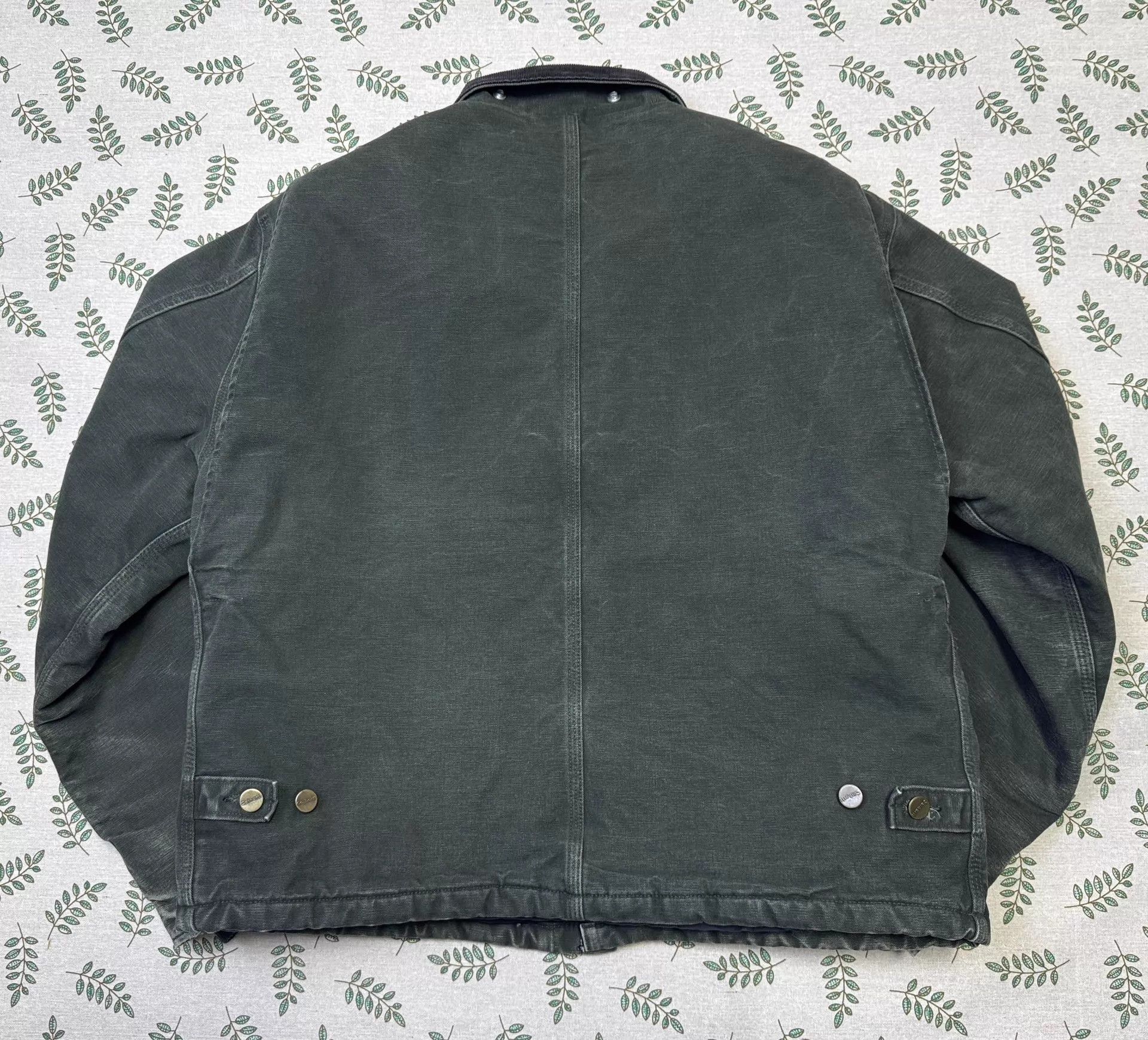 Carhartt Vintage Carhartt J22 Washed Moss Green L Jacket Size US L / EU 52-54 / 3 - 5 Thumbnail