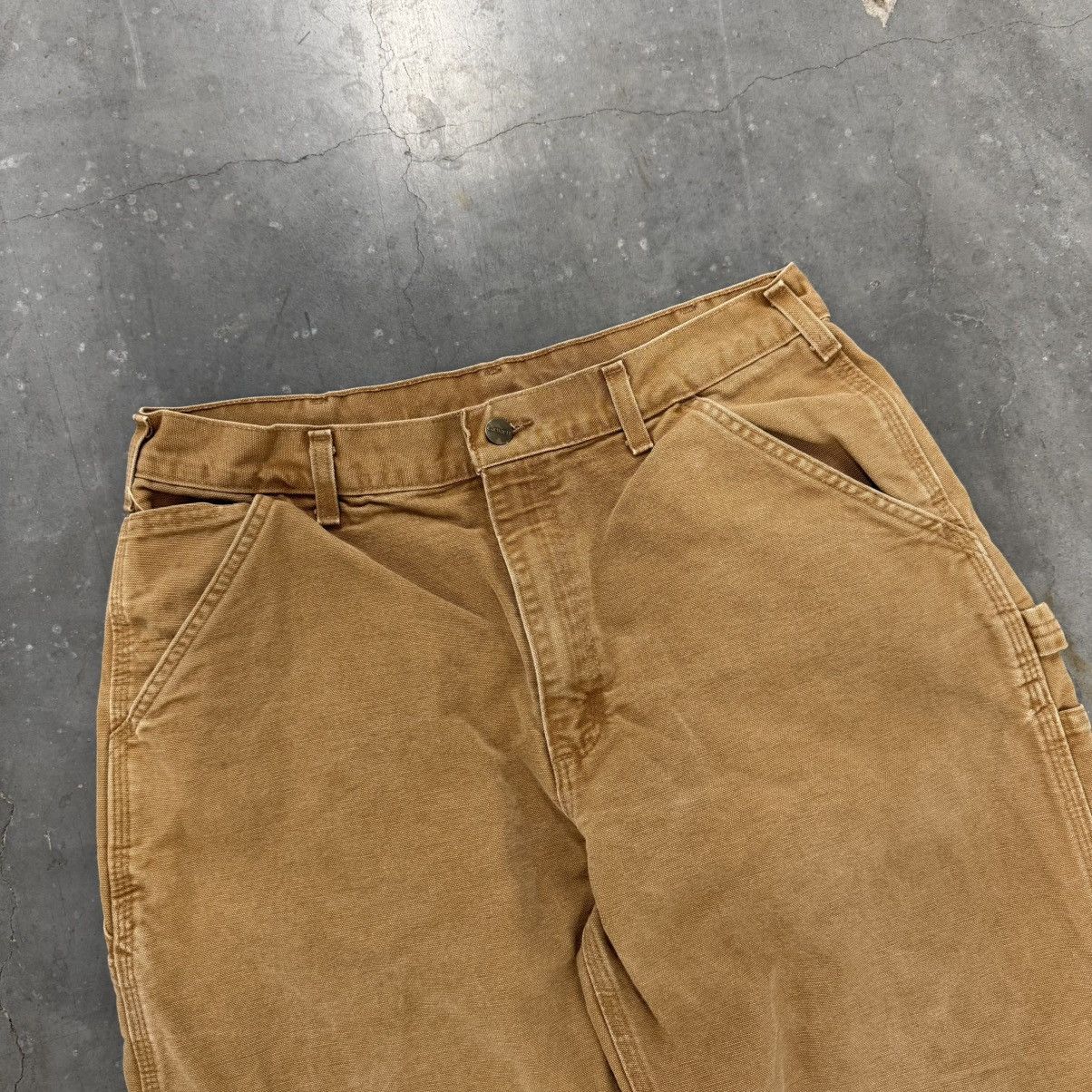 Carhartt × Carhartt Wip × Vintage Vintage Y2K Carhartt Faded Distressed Carpenter Pants Size US 32 / EU 48 - 10 Thumbnail