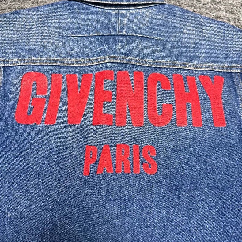 Givenchy Givenchy Back embroidered denim jacket Size US M / EU 48-50 / 2 - 5 Thumbnail