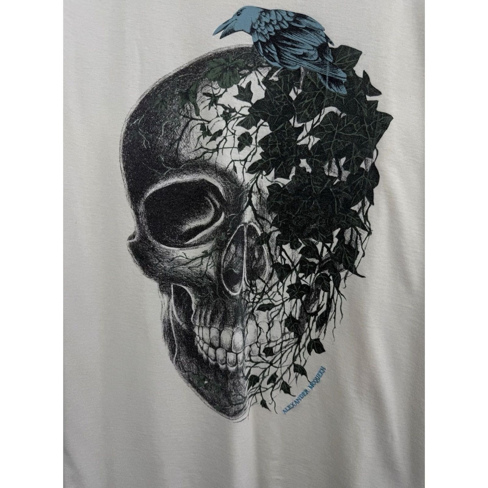 Alexander McQueen Alexander McQueen Skull Crow T-Shirt Made in Italy Beige M/L Men Regular Size T-Shirt skull Italy Beige Mens Size US M / EU 48-50 / 2 - 4 Thumbnail