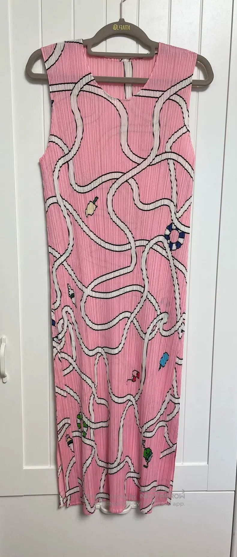 Issey Miyake Issey Miyake Wave Dress Pink Size L / US 10 / IT 46 - 1 Thumbnail