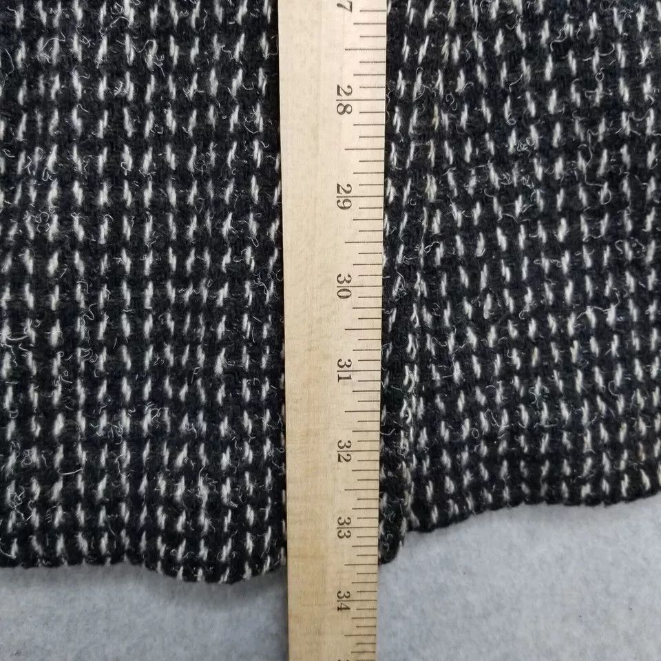 Other Miss New Yorker Coat Womens Large Black Wool Blend Pockets Size L / US 10 / IT 46 - 9 Thumbnail