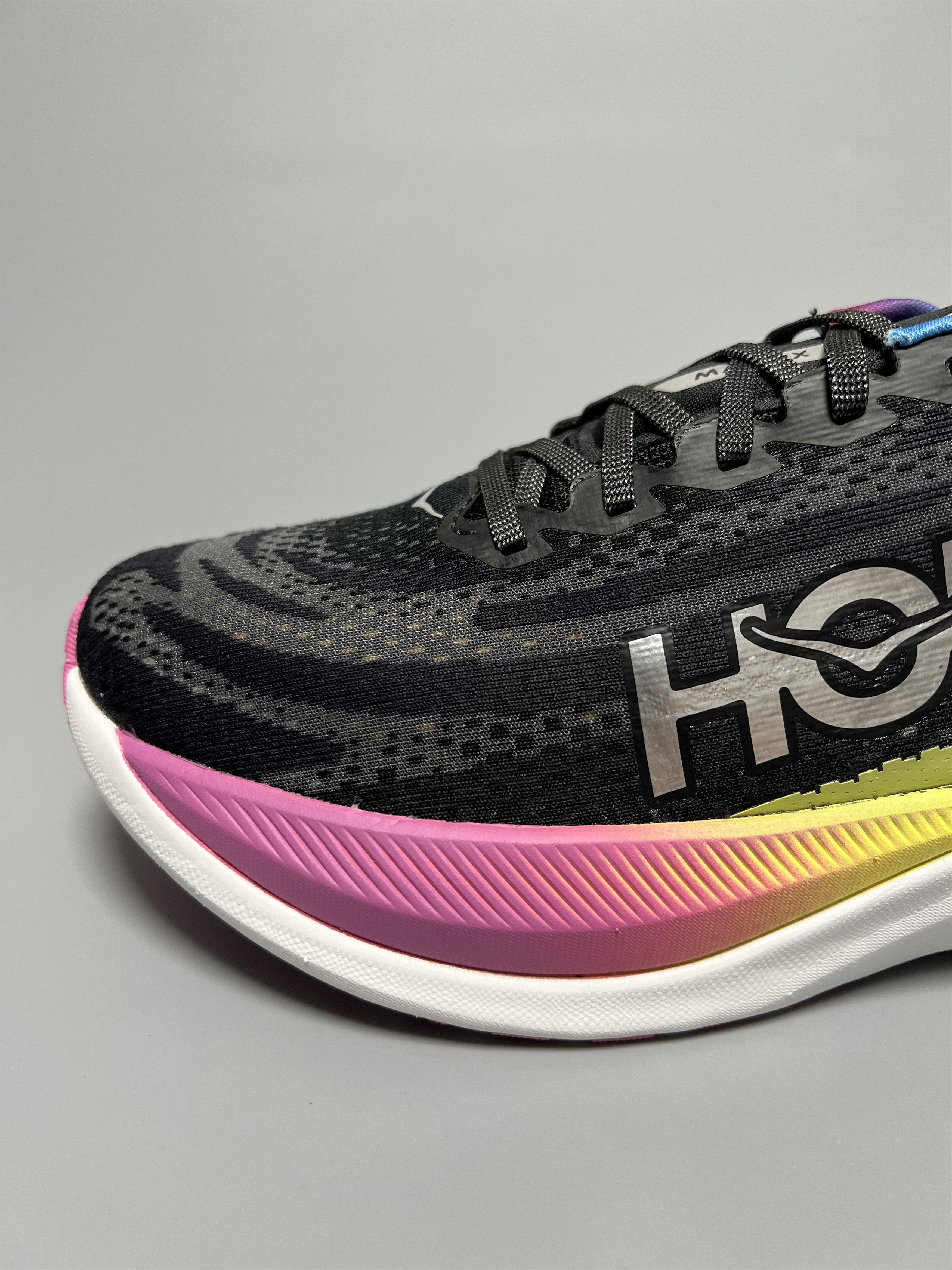 Hoka 7B Hoka One One Mach X "Black Rainbow" Women's Running Shoes Size US 7 / IT 37 - 8 Thumbnail