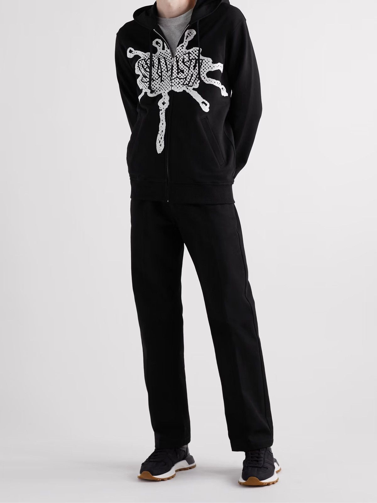 Comme des Garcons !DS! SS22 Comme Des Garcons "Splish" Logo Black Hoodie Size US L / EU 52-54 / 3 - 1 Thumbnail