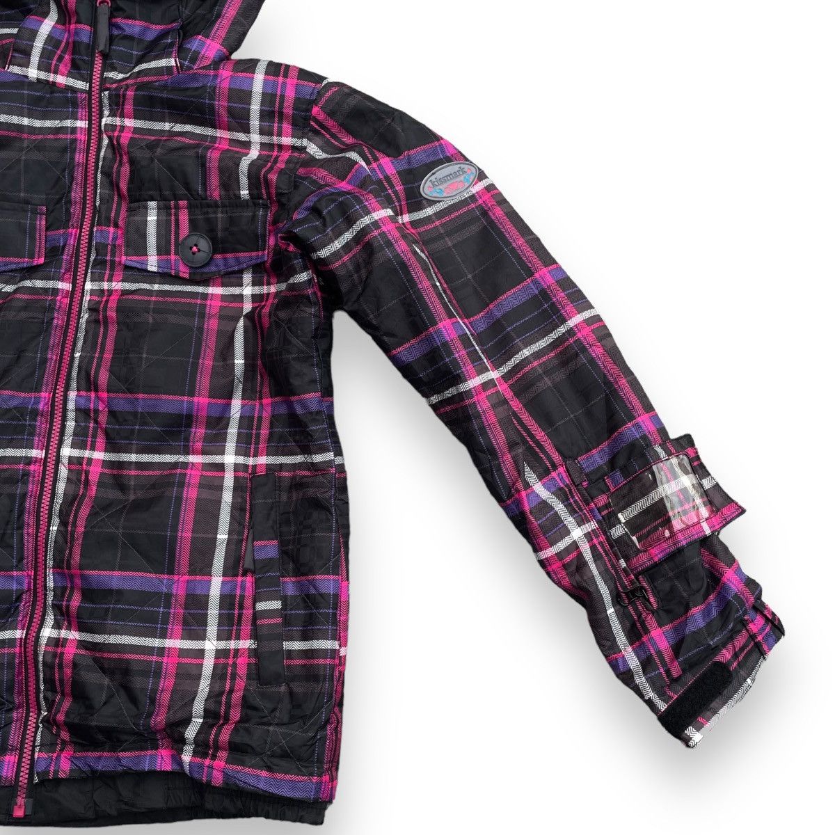 Japanese Brand 🇯🇵 KISSMARK TARTAN MULTIPOCKET SKI JACKET Size US XXL / EU 58 / 5 - 3 Thumbnail
