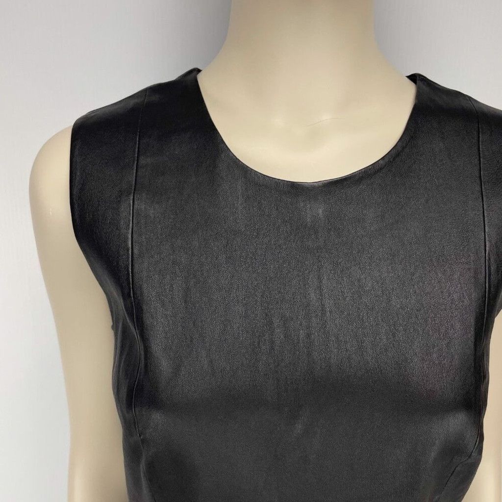 By Malene Birger MALENE BIRGER Sheep Leather Pencil Sheat Midi Dress Size 38 Size S / US 4 / IT 40 - 11 Thumbnail