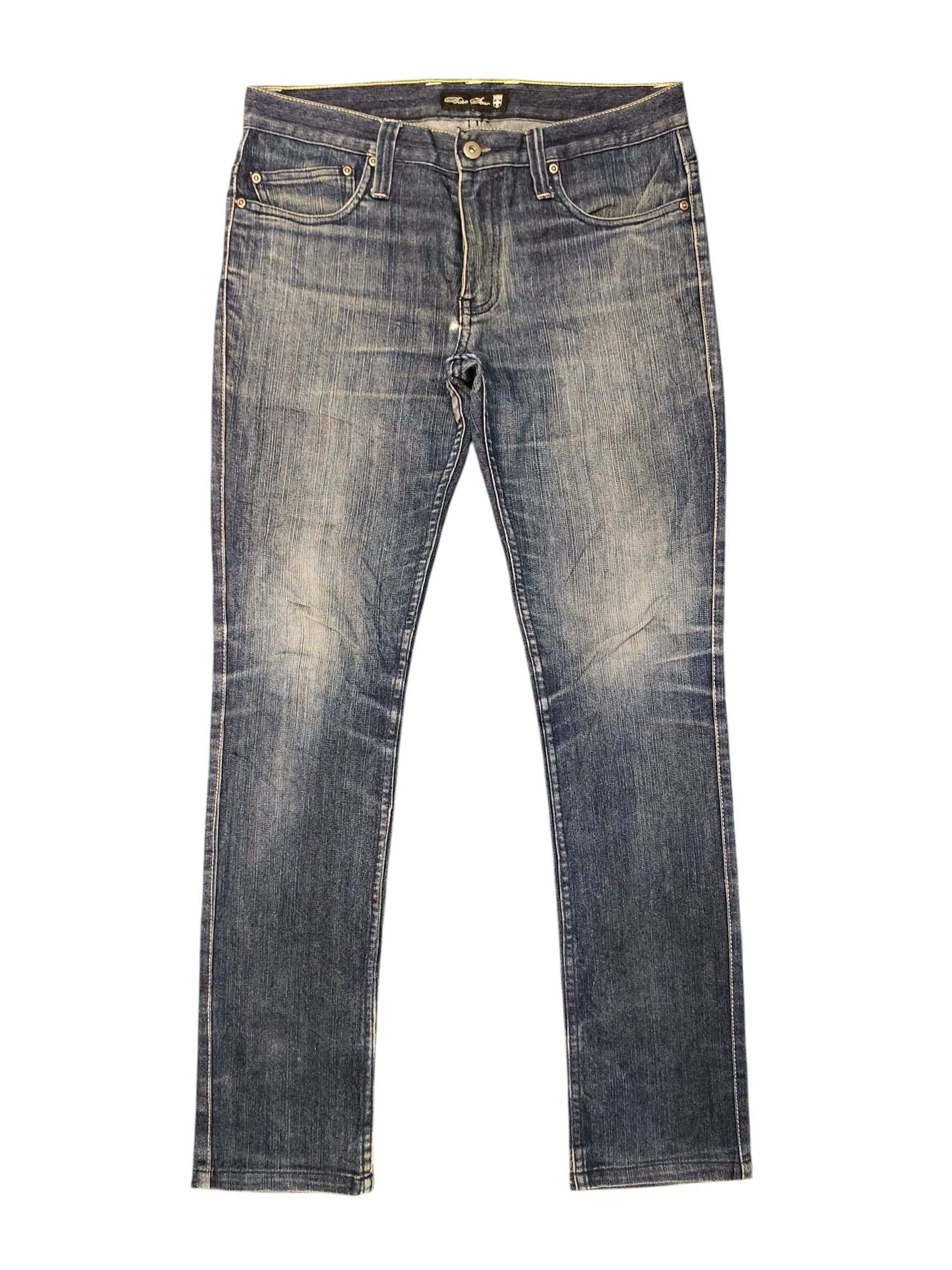 Comme des Garcons × Undercover Vintage Bike Star Japan Zipper Pocket Distress Denim Jeans Size US 33 - 7 Thumbnail