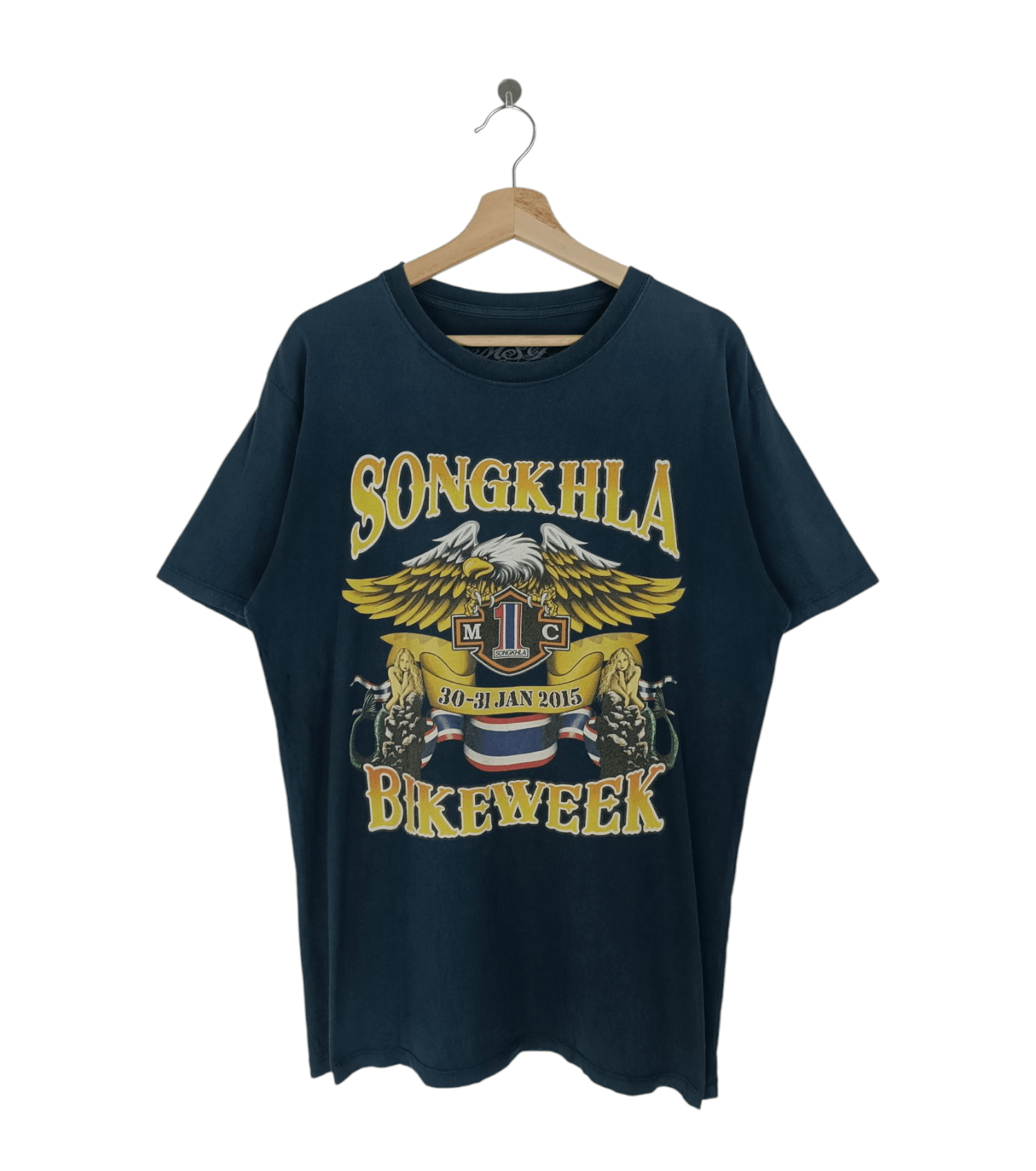 VINTAGE '15 SONGKHLA BIKE WEEK HARLEY DAVIDSON CHOPPERS TEE