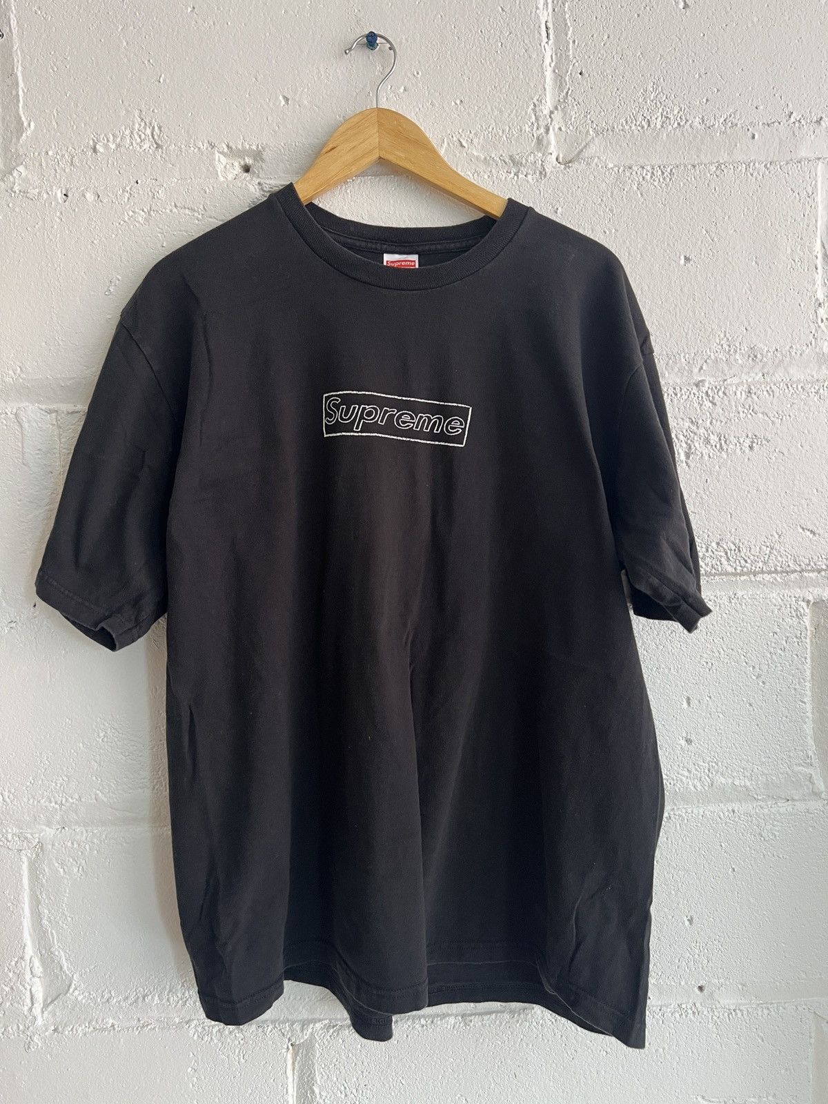 Supreme Supreme KAWS Chalk Logo Tee | Grailed