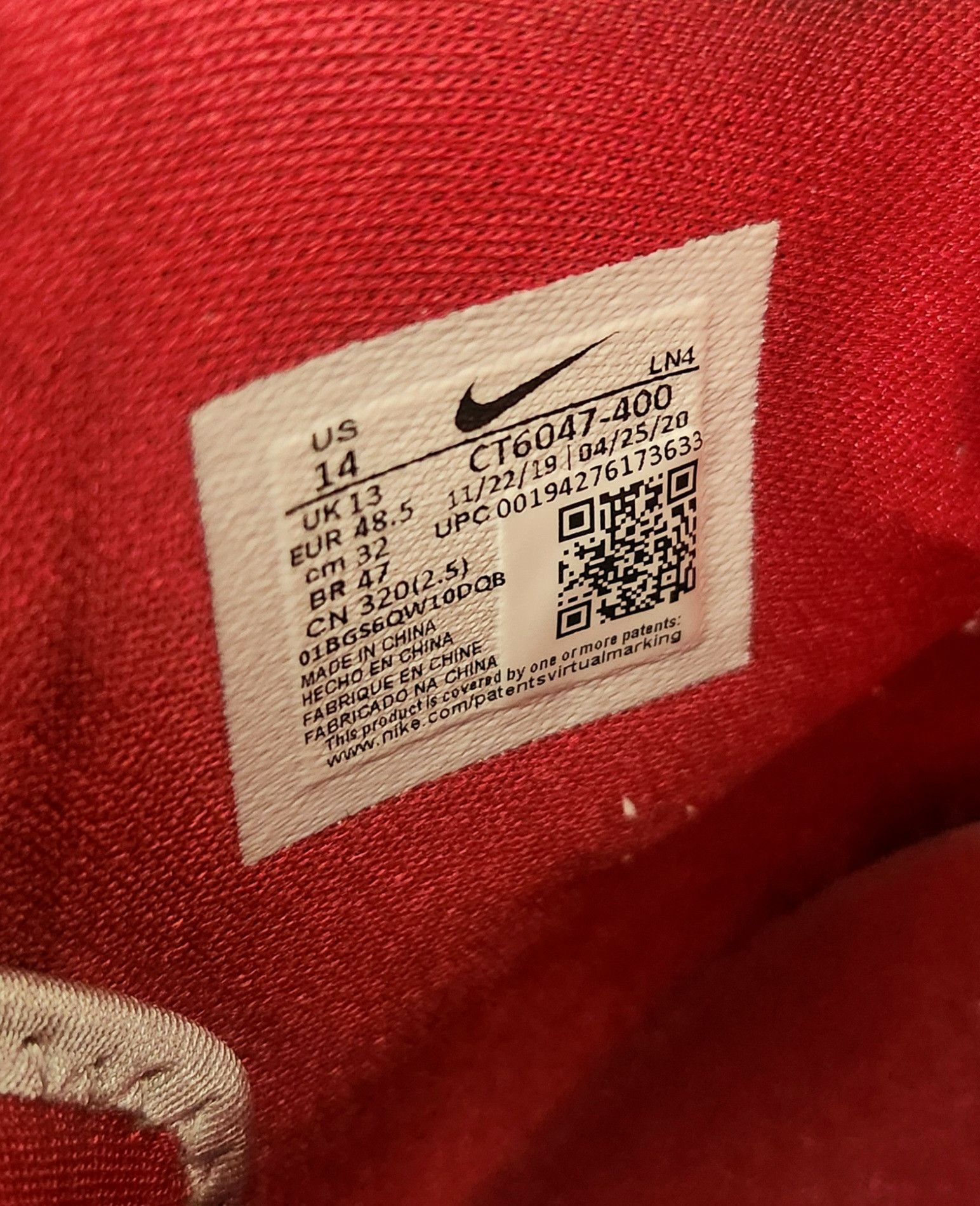 Nike Nike LeBron 17 EP LeBron 4 Cold Blue Graffiti CT6052-400 14 Size US 14 / EU 47 - 15 Thumbnail