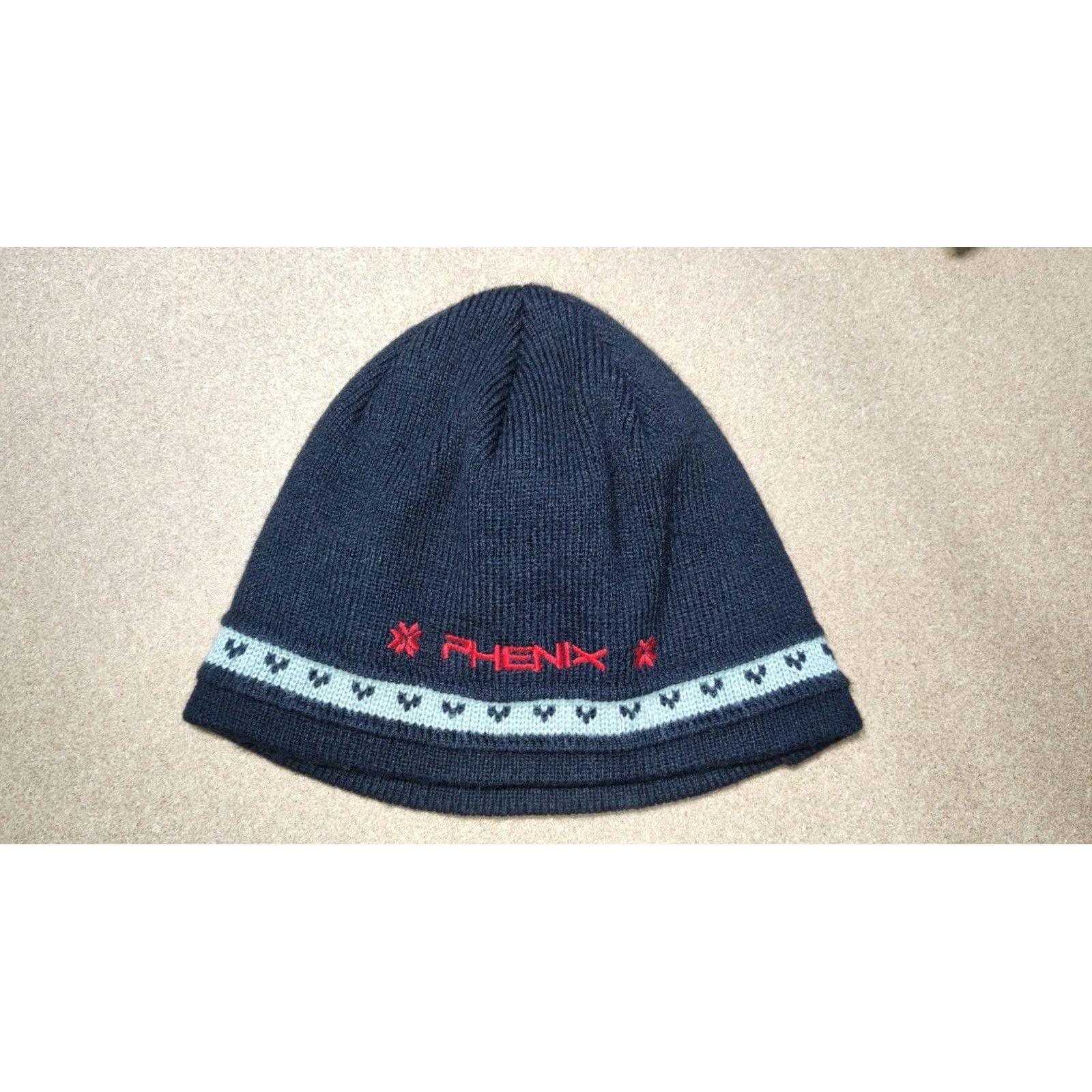 Vintage Phenix Beanie Womens Black One Size Lined Thermal Outdoor Winter Hat Size ONE SIZE - 2 Thumbnail