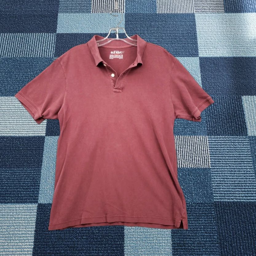 Old Navy Old Navy Polo Shirt Mens M Red Collared Short Sleeve Casual Polo Size US M / EU 48-50 / 2 - 1 Thumbnail