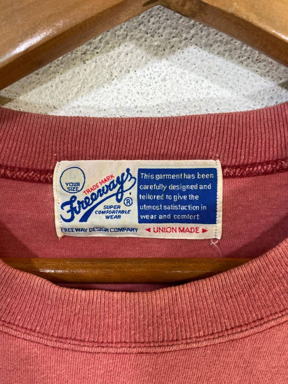 Vintage vintage freeways union made tee nice design Size US L / EU 52-54 / 3 - 3 Thumbnail