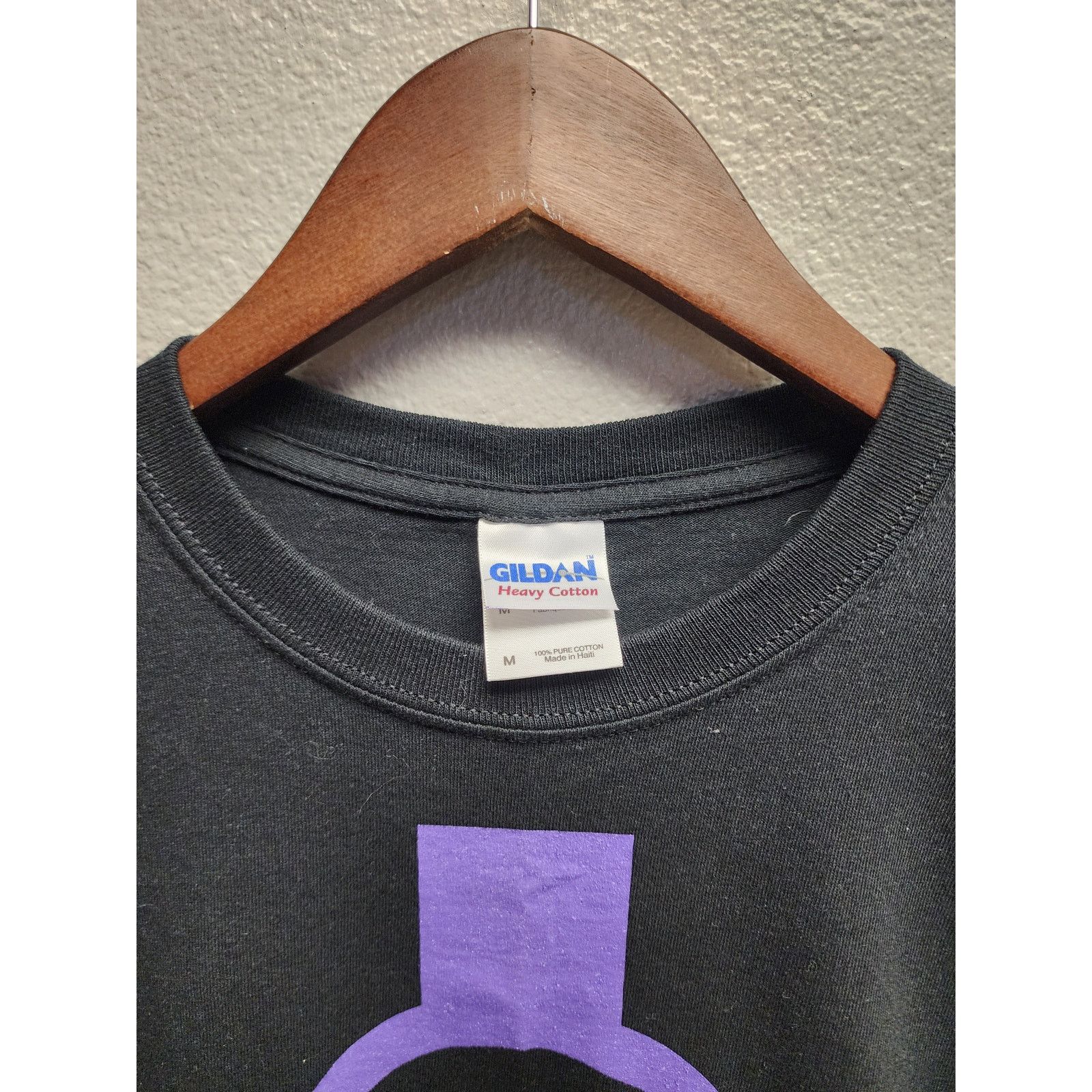 Gildan Twin Method Nu Metal Band Tee Purple Logo Black Shirt Size M Size US M / EU 48-50 / 2 - 3 Thumbnail