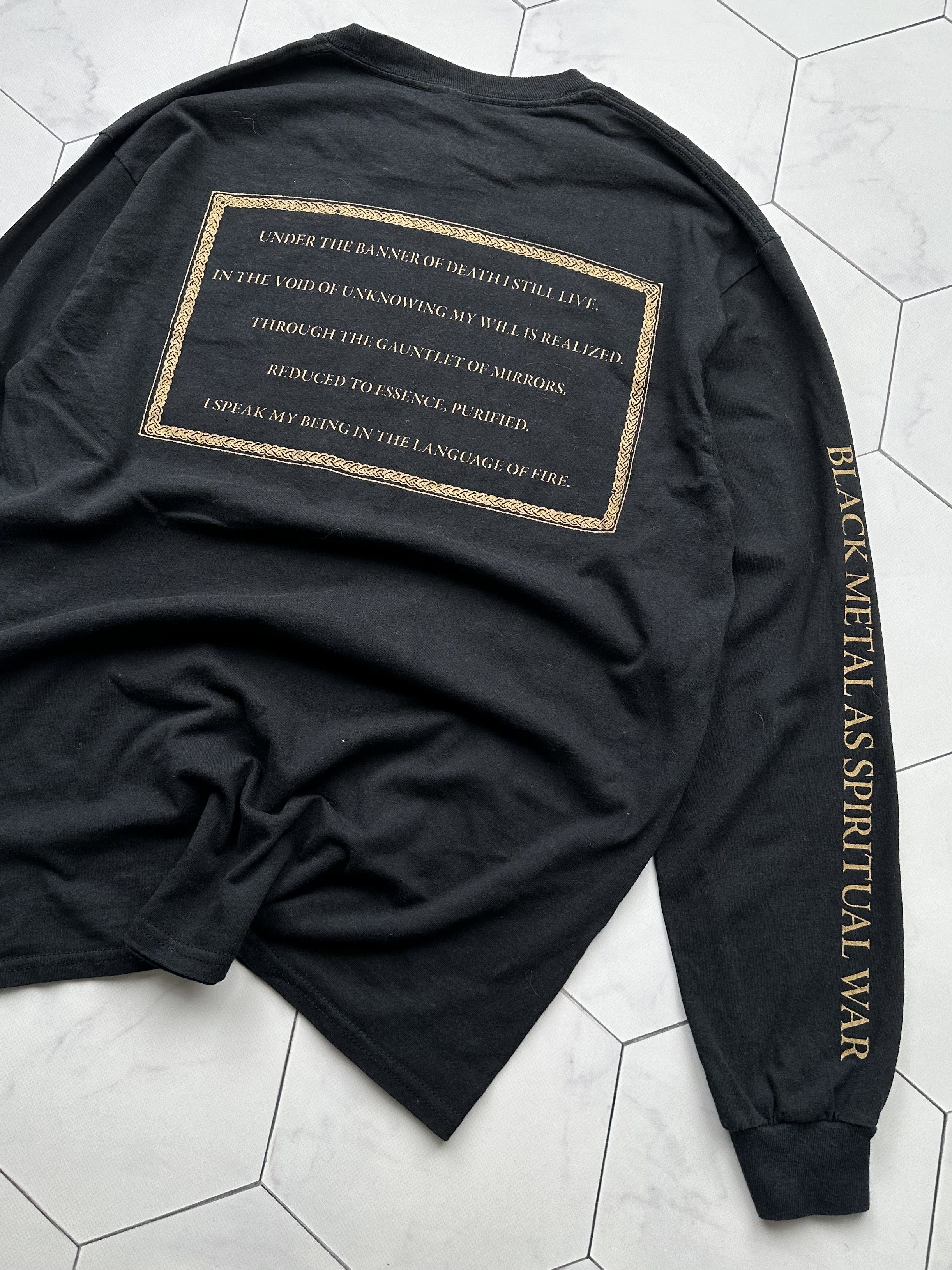 Japanese Brand Vintage Vanum Ageless Fire Long Sleeve (B410)E2 Size US M / EU 48-50 / 2 - 8 Thumbnail
