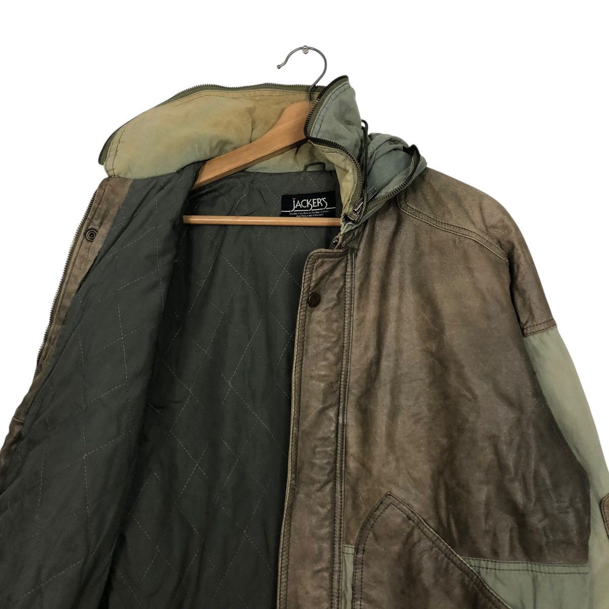 Japanese Brand 🔥VINTAGE BOMBER LEATHER JACKET JACKERS ISSEY MIYAKE Size US M / EU 48-50 / 2 - 15 Thumbnail