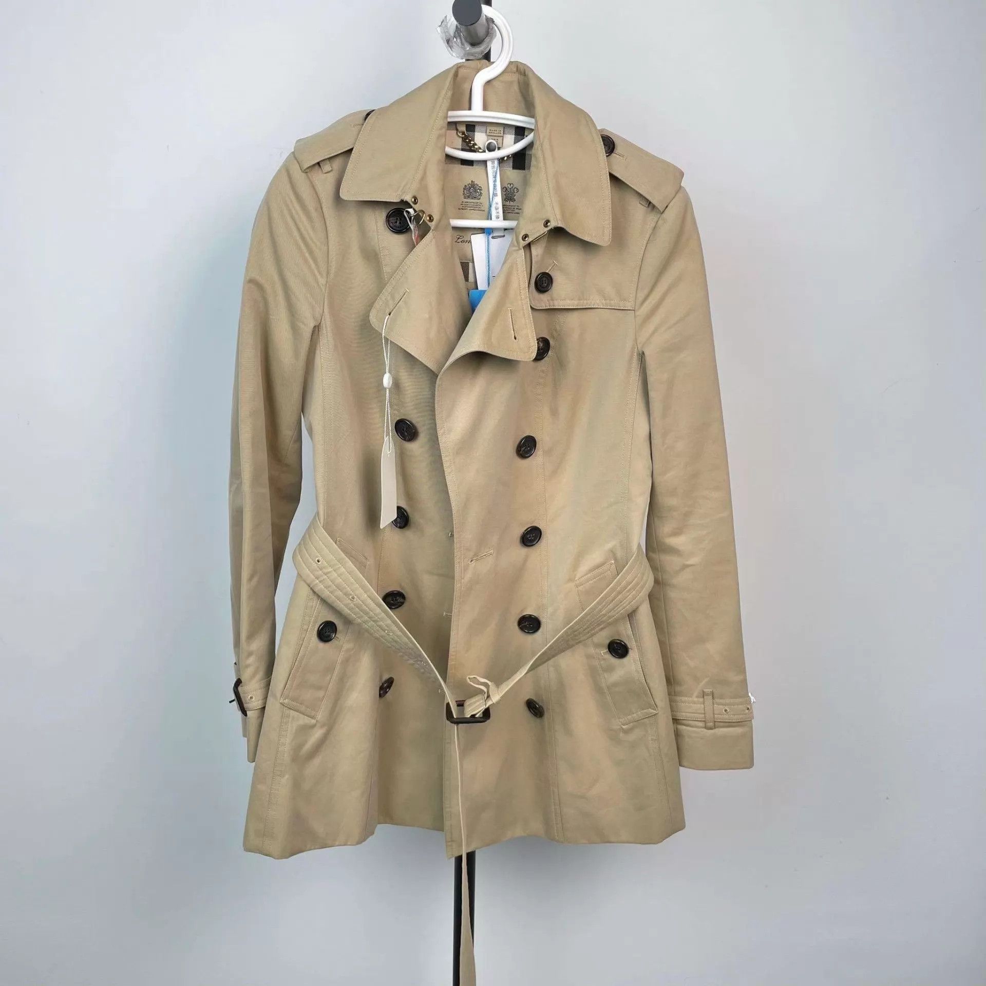 Burberry Burberry women's 95 new camel cotton trench coat 38 Size XS / US 0-2 / IT 36-38 - 1 Thumbnail