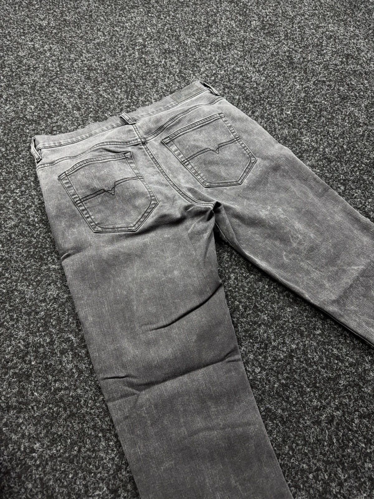 Diesel Luxury 00s Diesel D-Roisin Grey Wash Super Skinny Y2K Jeans Size 30" / US 8 / IT 44 - 14 Thumbnail