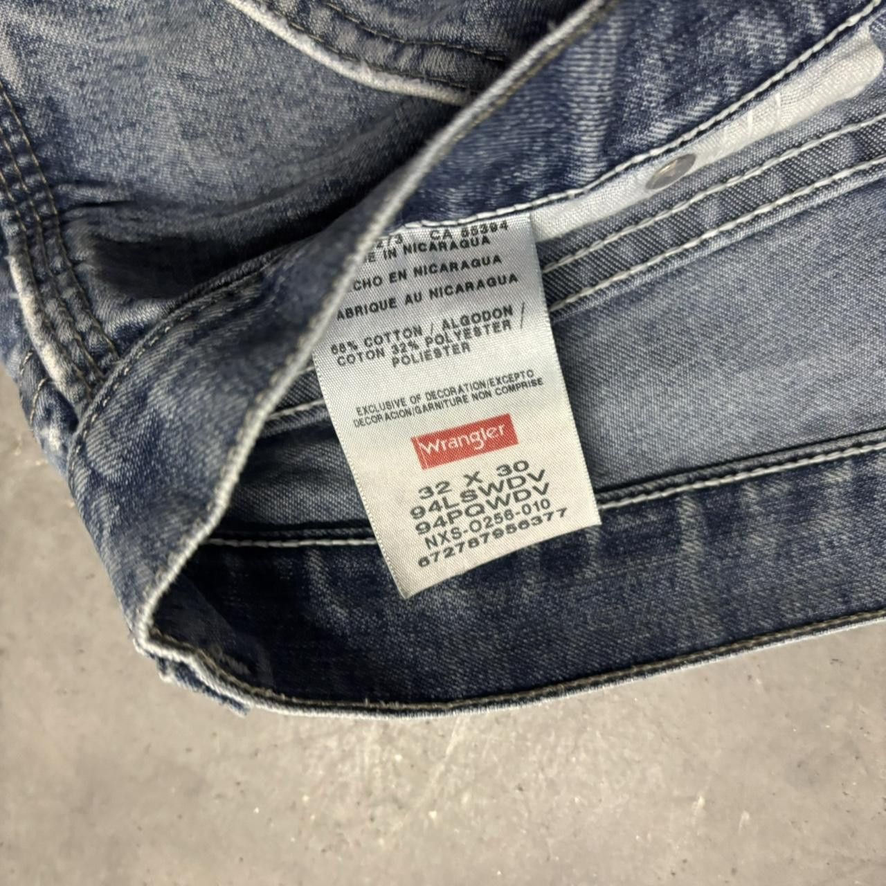 Japanese Brand × Vintage Crazy Vintage Y2K/2000s Grunge Medium Wash Distressed Skater Carpenter Denim Jeans! Size US 32 / EU 48 - 8 Thumbnail