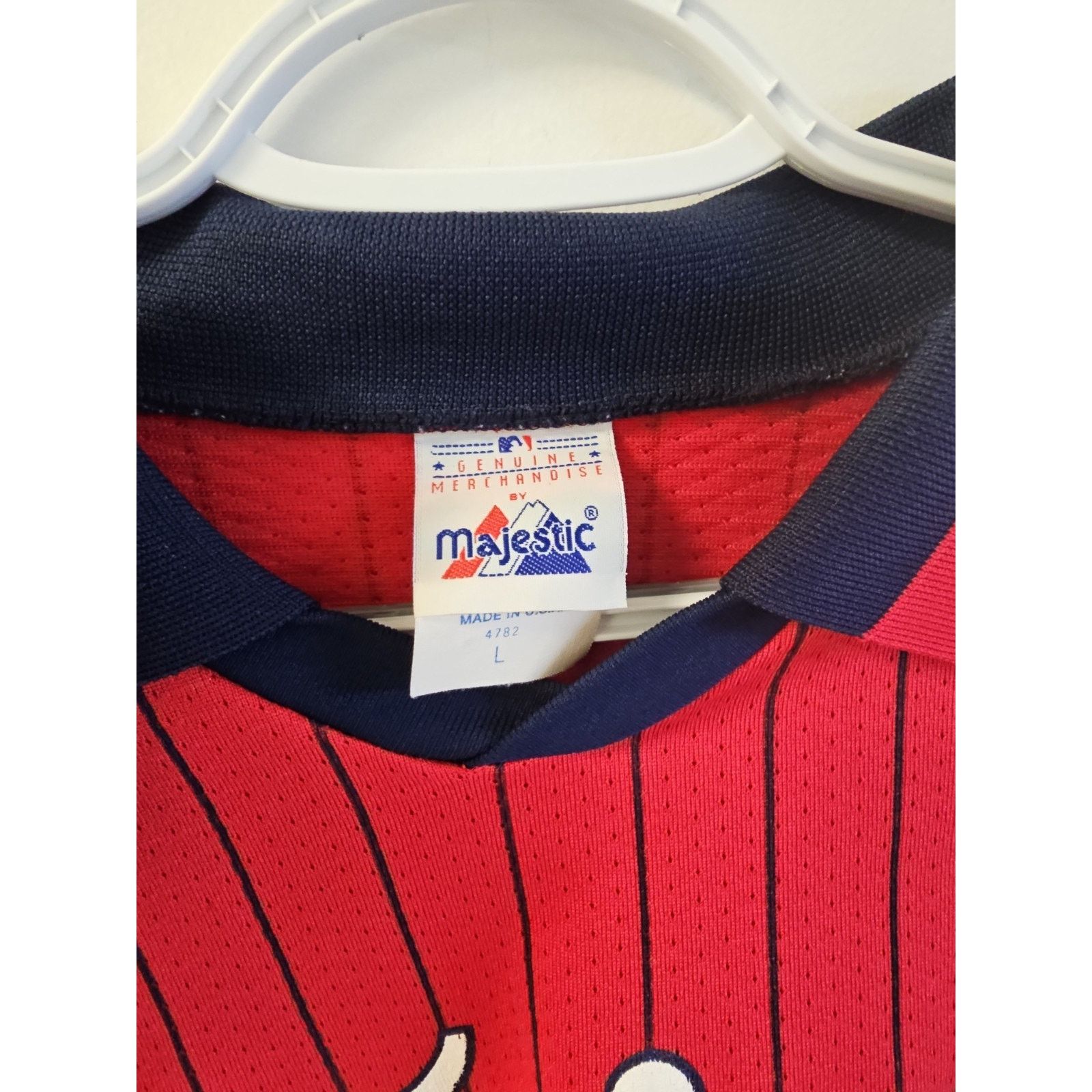Majestic Minnesota Twins Majestic Pin Striped Jersey Size L Size US L / EU 52-54 / 3 - 5 Thumbnail