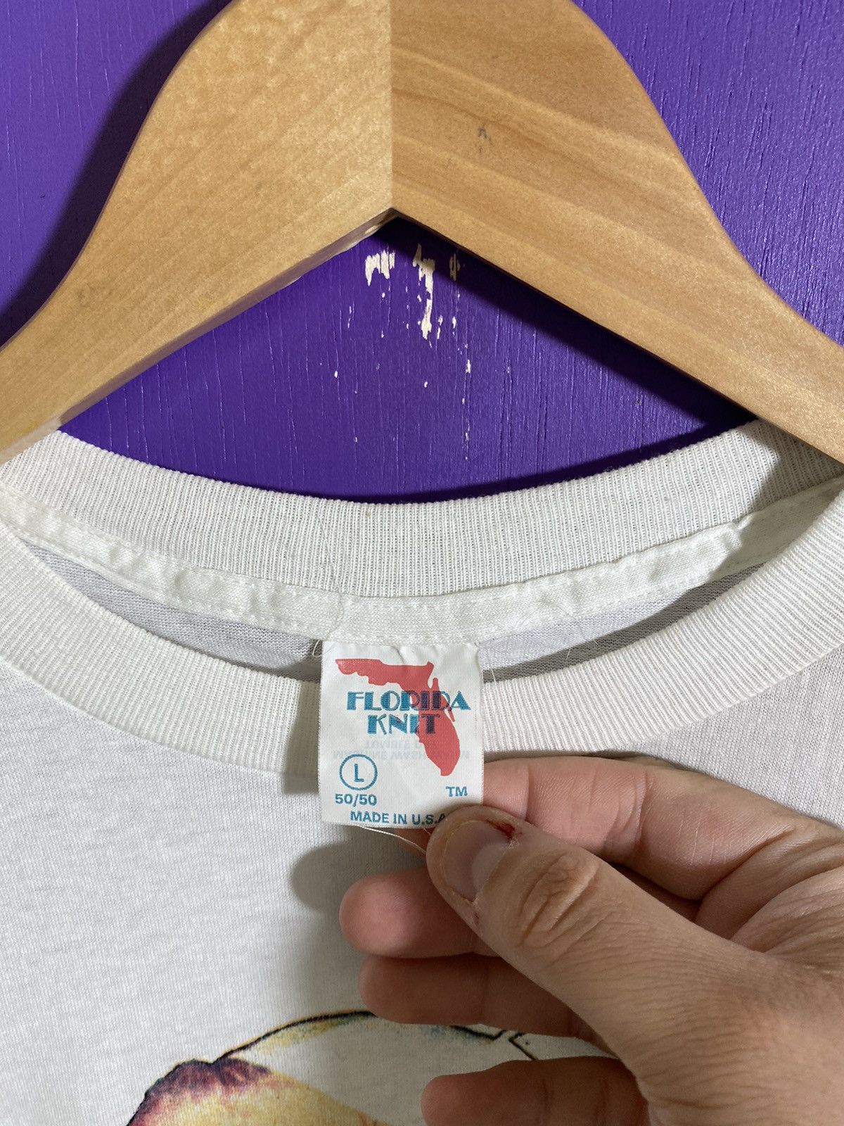 Vintage Vintage 1987 Pope John Paul II in Miami t-shirt Size US M / EU 48-50 / 2 - 4 Thumbnail